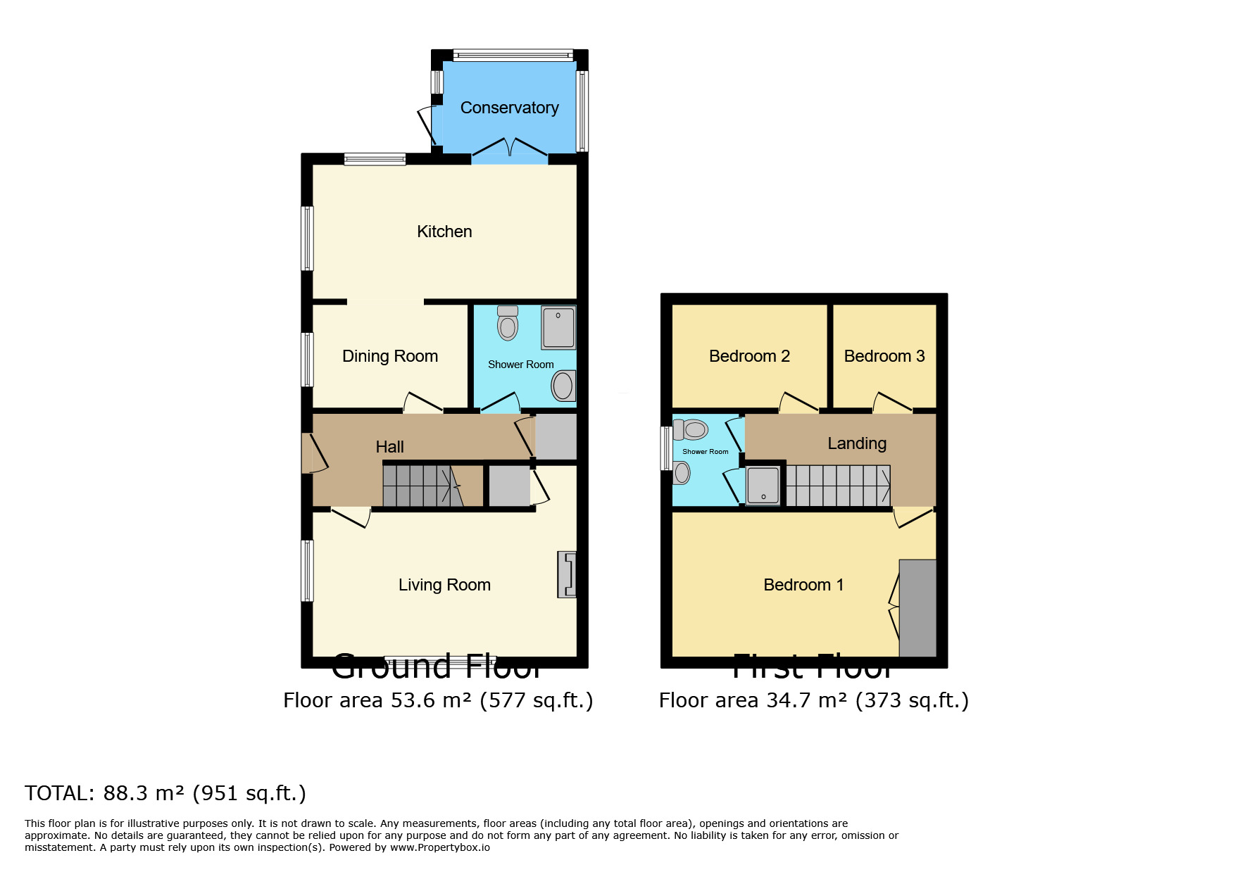 Floorplan of 3 bedroom Semi Detached House to rent, Old Lydd Road, Camber, East Sussex, TN31