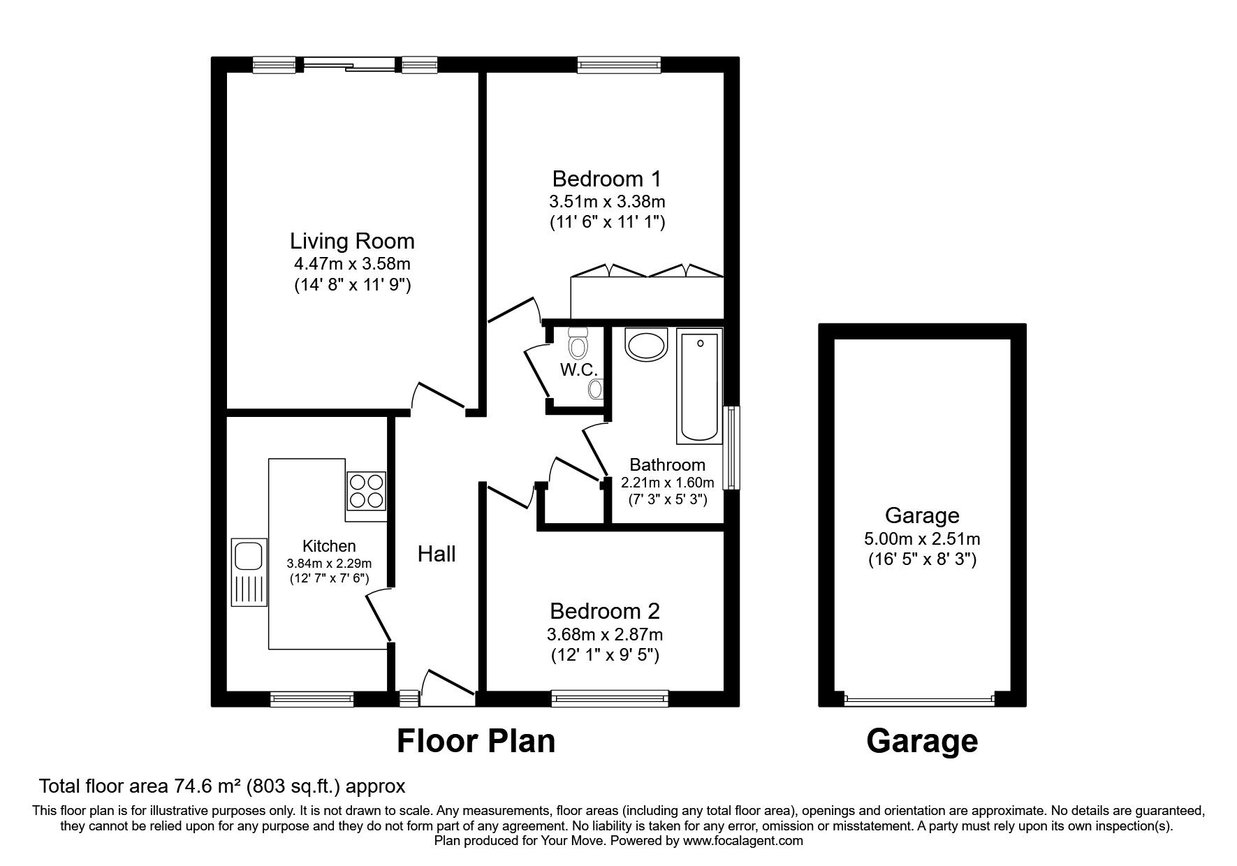 2 bedroom Semi Detached Bungalow for sale, Brede Valley View, Icklesham