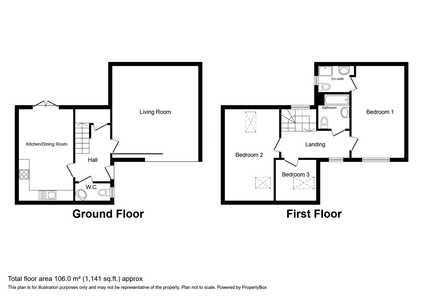 Floorplan of 3 bedroom Semi Detached House to rent, Pett Road, Pett, East Sussex, TN35