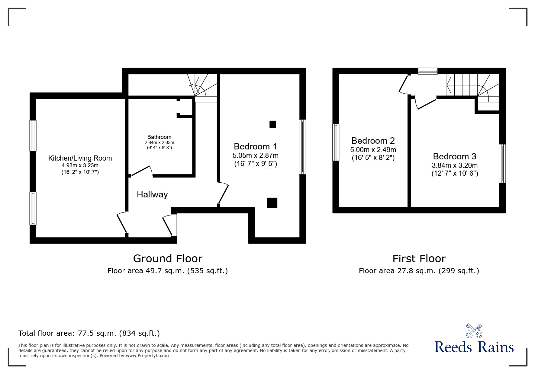 Floorplan of 2 bedroom  Flat for sale, Ferry Road, Rye, East Sussex, TN31