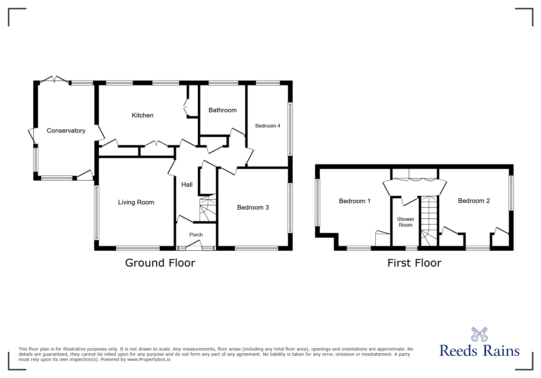 Floorplan of 4 bedroom Detached House for sale, Oast House Road, Icklesham, East Sussex, TN36