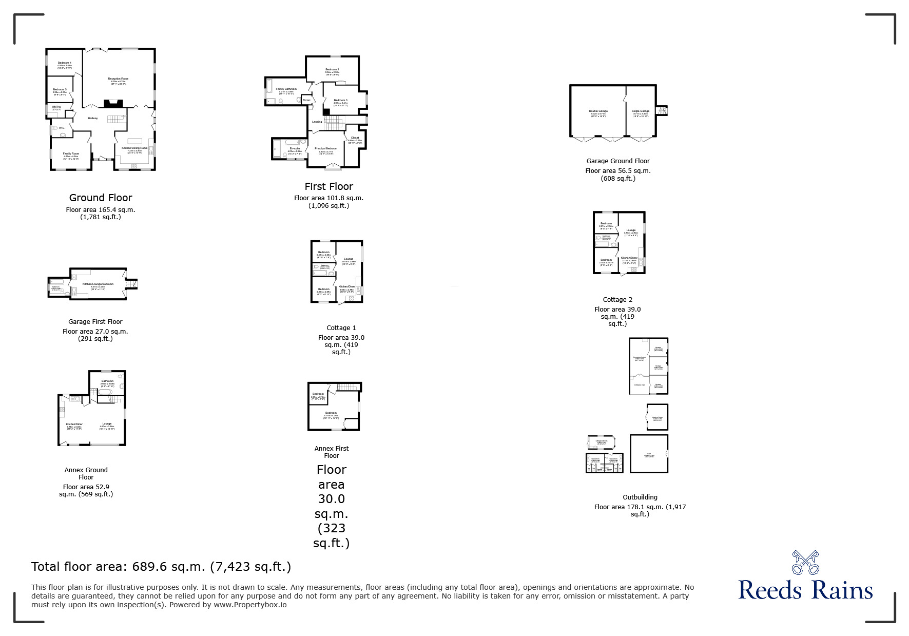 Floorplan of 7 bedroom Detached House for sale, Pannel Lane, Pett, East Sussex, TN35