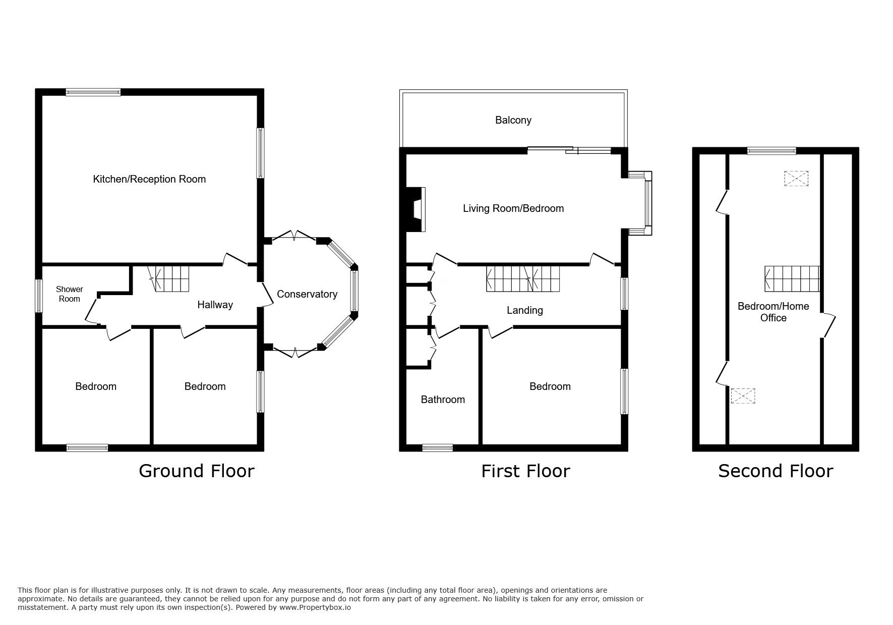 Floorplan of 4 bedroom Detached House for sale, Rock Channel, East Sussex, TN31