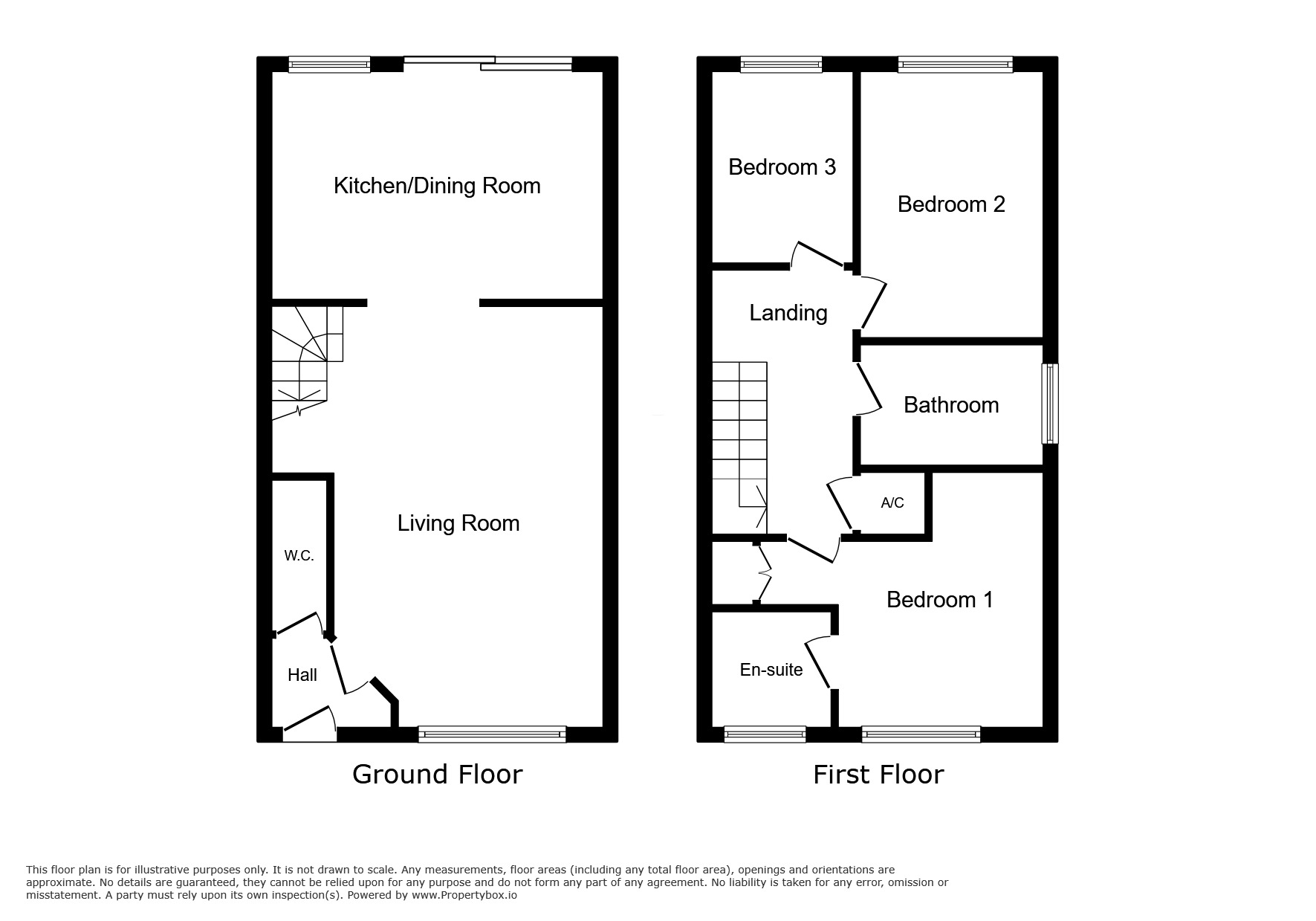 Floorplan of 3 bedroom Detached House for sale, Farleys Way, Peasmarsh, East Sussex, TN31