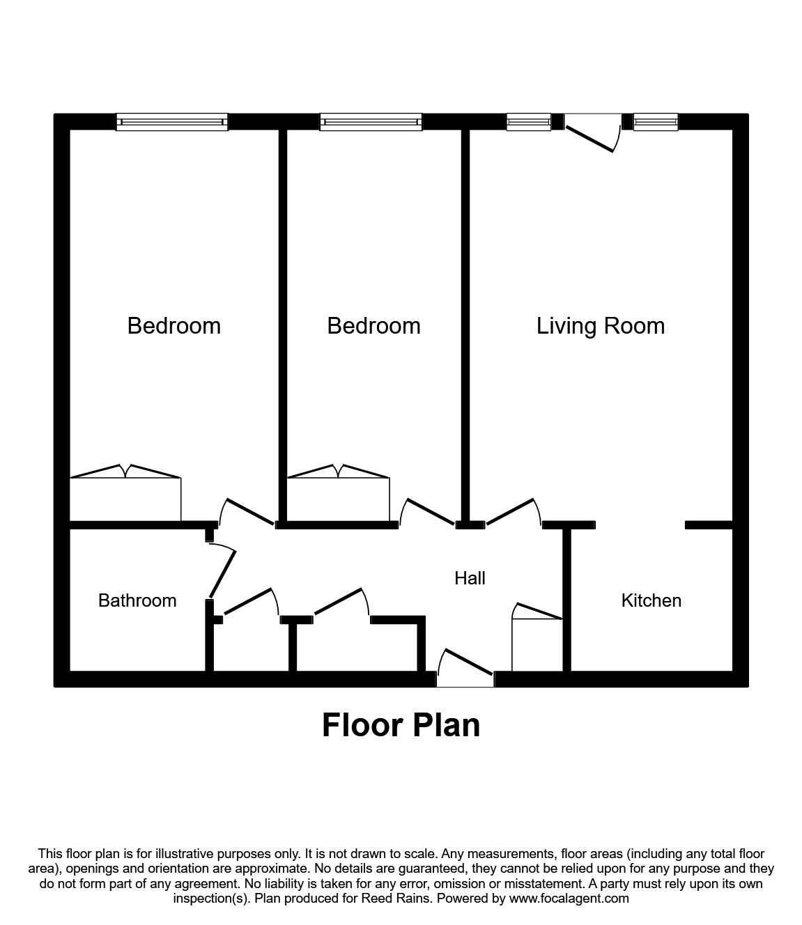 Floorplan of 2 bedroom Flat for sale, Strand Quay, Rye, East Sussex, TN31