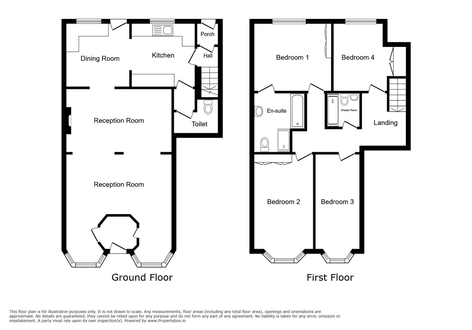 Floorplan of 4 bedroom Mid Terrace House for sale, Main Street, Beckley, East Sussex, TN31
