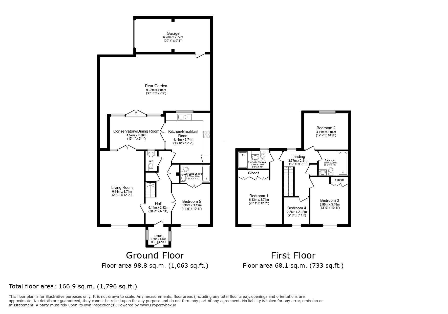 Floorplan of 5 bedroom Detached House for sale, Badger Way, Camber, East Sussex, TN31