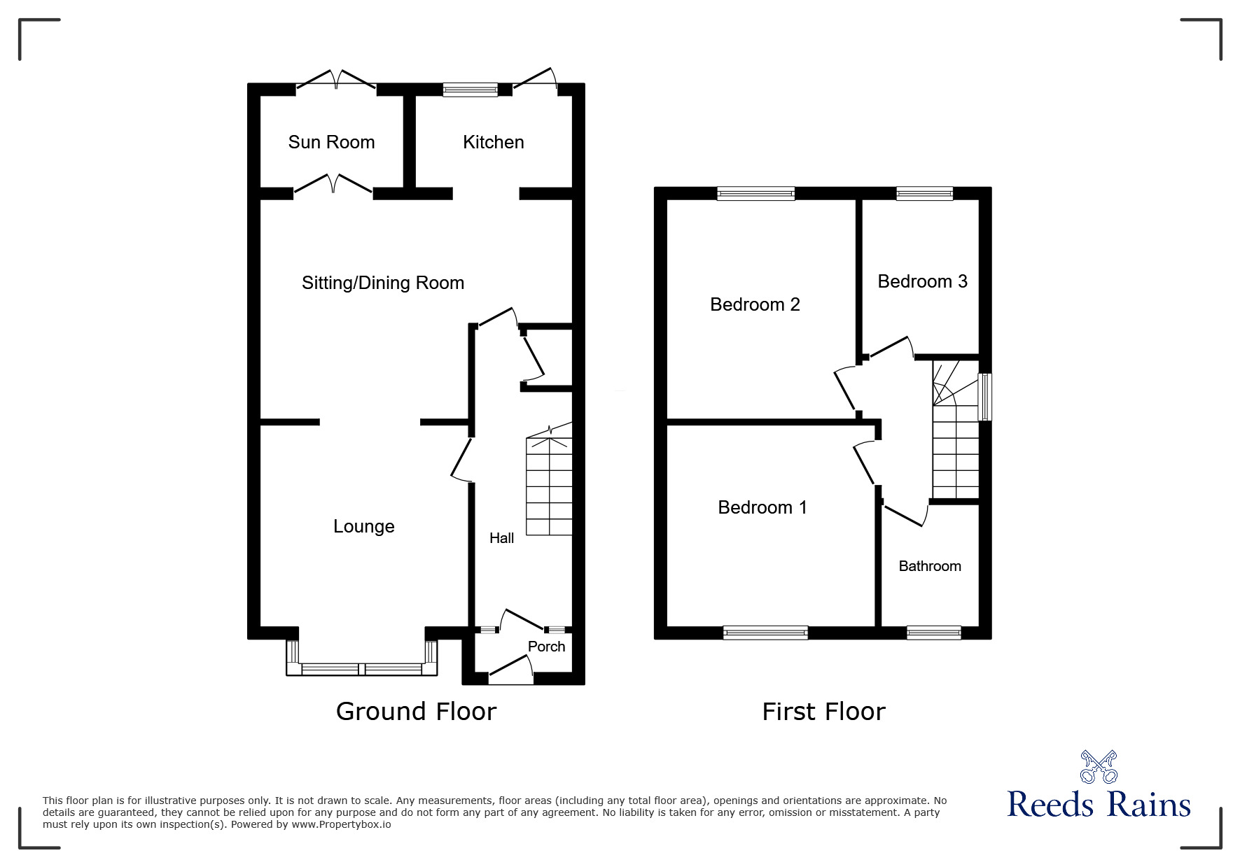 Floorplan of 3 bedroom Semi Detached House for sale, Fort Road, Prestwich, Greater Manchester, M25