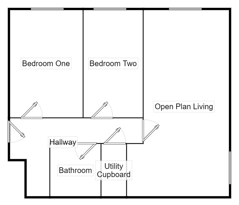 Floorplan of 2 bedroom  Flat for sale, City View, Highclere Avenue, Greater Manchester, M7