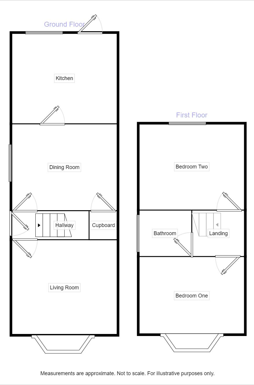 Floorplan of 2 bedroom Semi Detached House for sale, Rake Lane, Clifton, Manchester, M27
