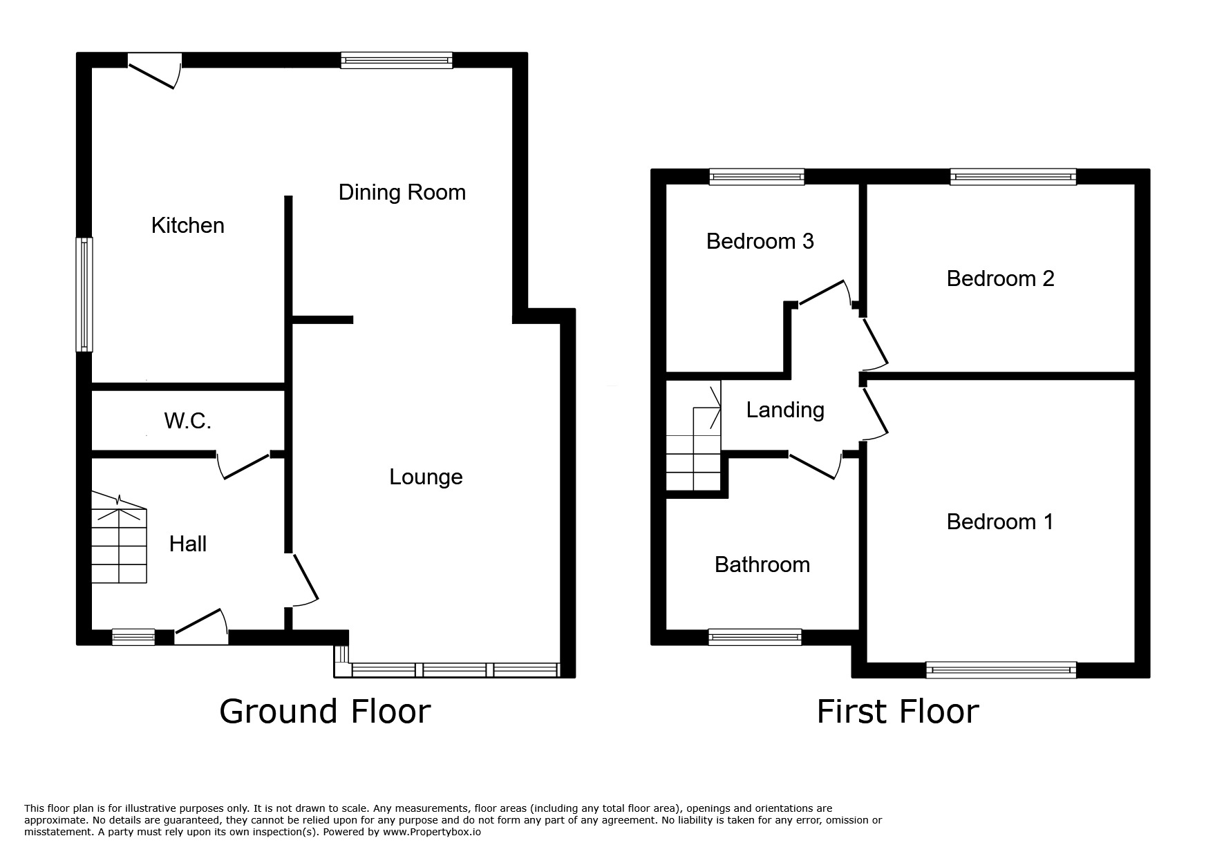 Floorplan of 3 bedroom Semi Detached House for sale, Westgate Drive, Swinton, Greater Manchester, M27