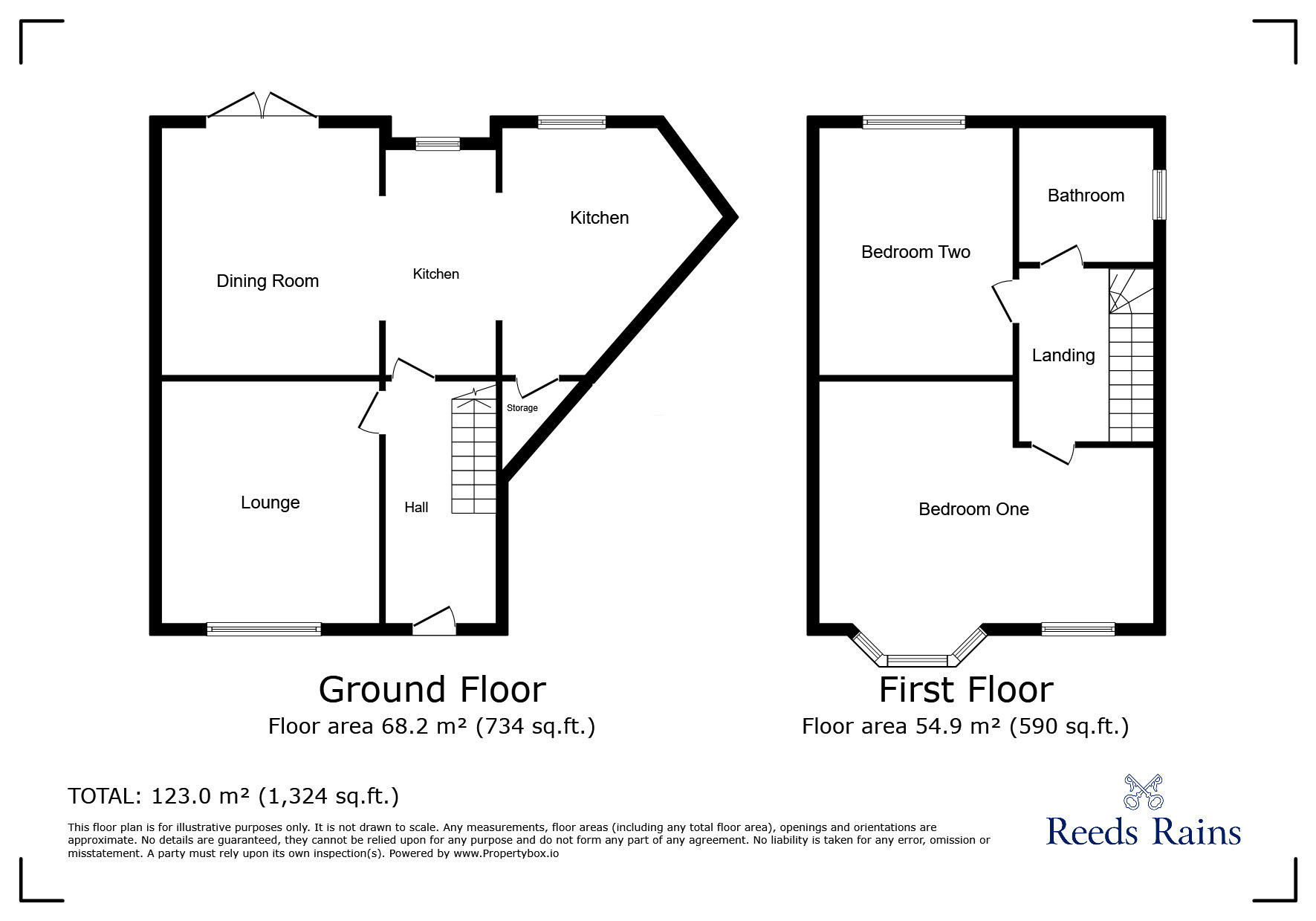 Floorplan of 3 bedroom Semi Detached House for sale, The Garth, Salford, Greater Manchester, M5