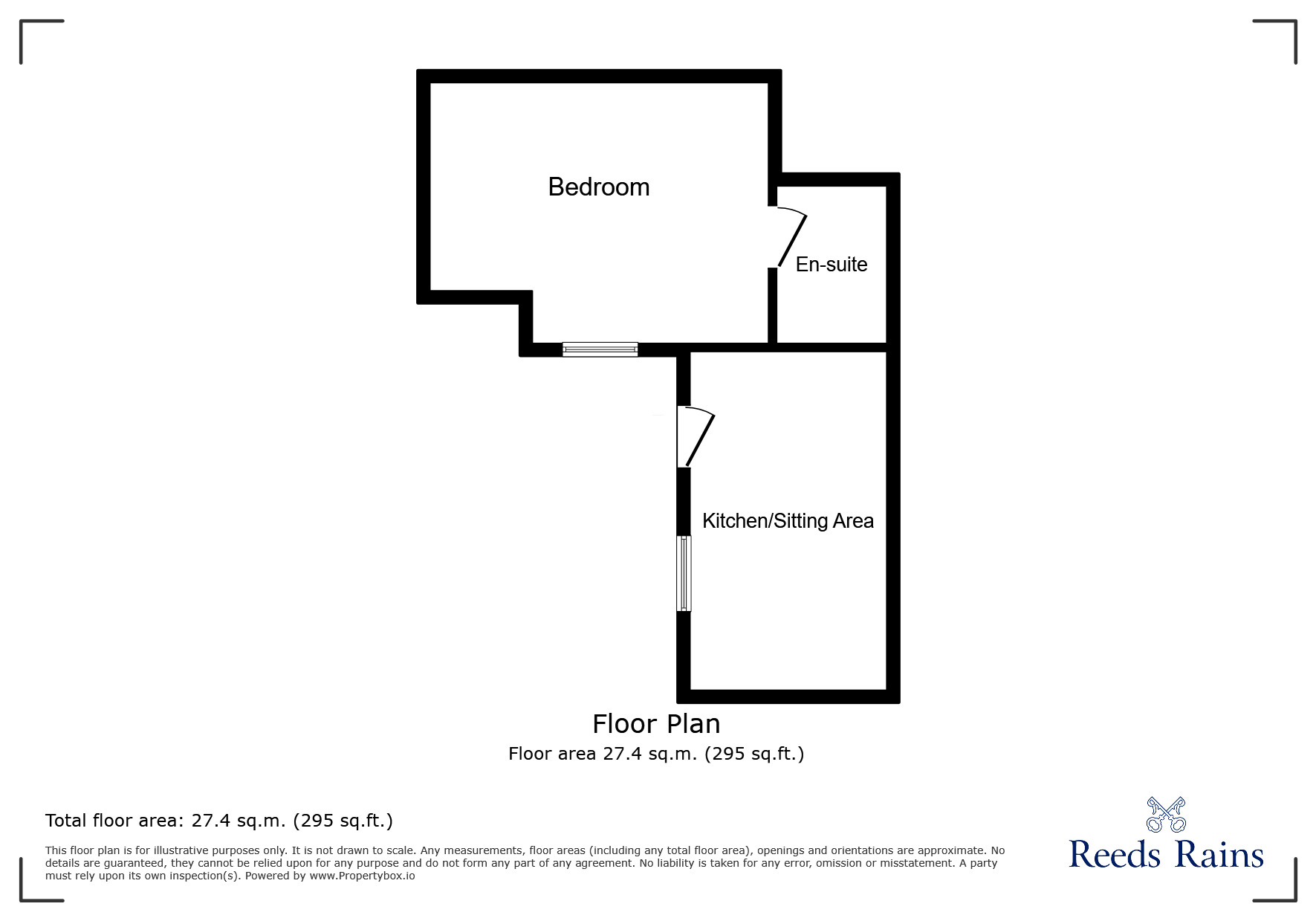 Floorplan of 1 bedroom  Flat for sale, Victoria Crescent, Eccles, Greater Manchester, M30