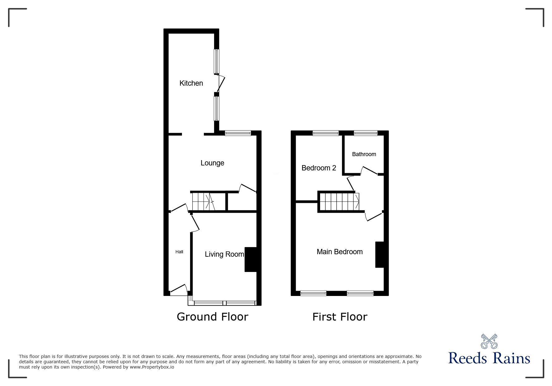 Floorplan of 2 bedroom End Terrace House for sale, Romney Street, Salford, Greater Manchester, M6