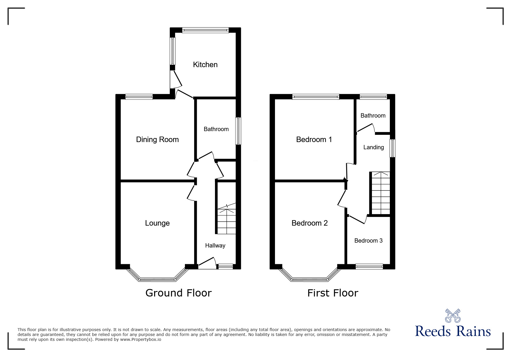 Floorplan of 3 bedroom Detached House for sale, Manchester Road, Swinton, Greater Manchester, M27