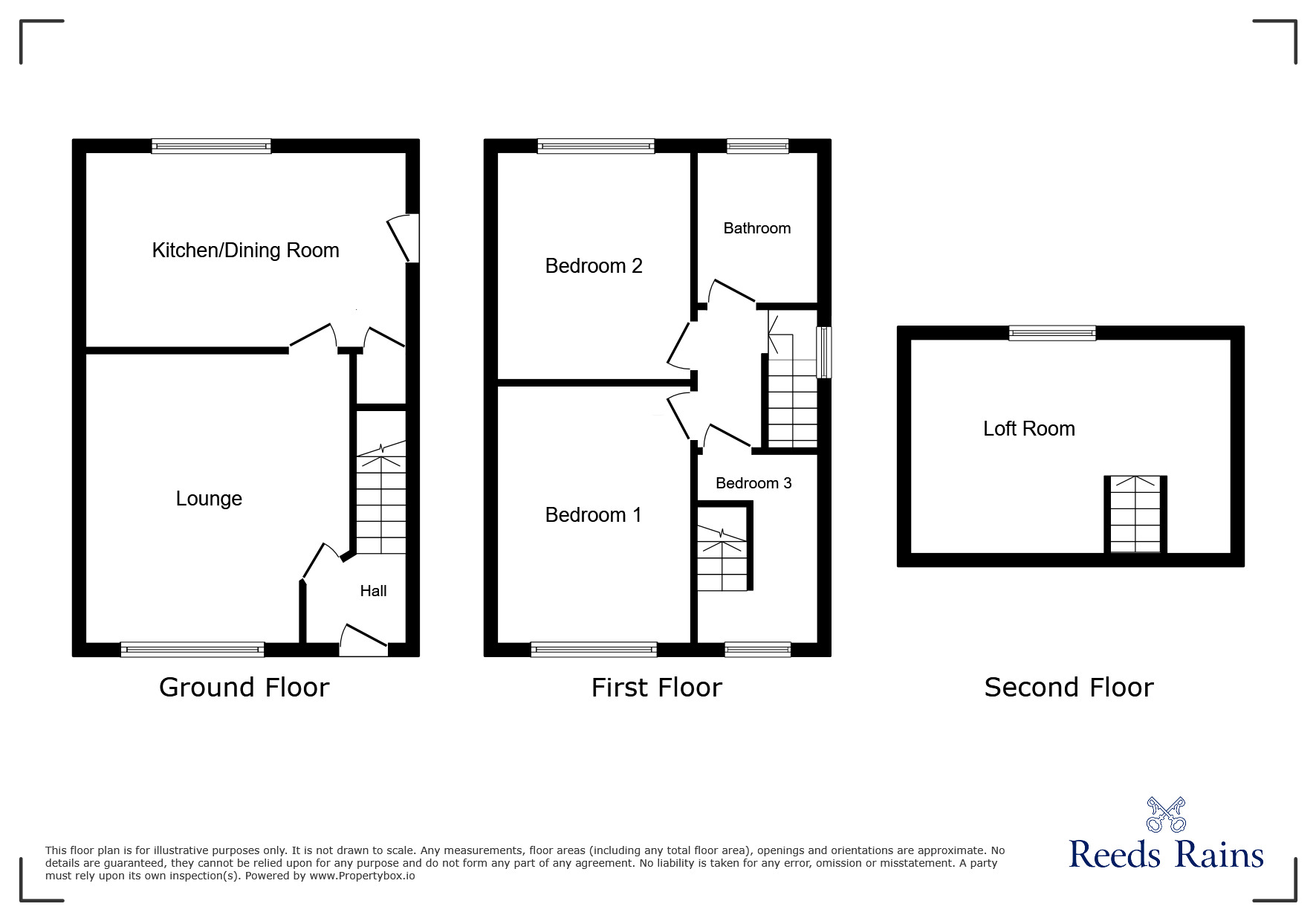 Floorplan of 2 bedroom Semi Detached House for sale, Worsley Avenue, Worsley, Greater Manchester, M28