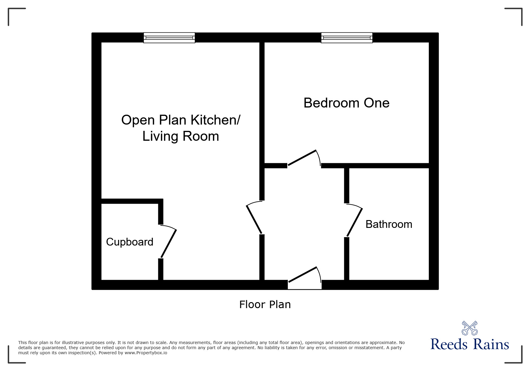 Floorplan of 1 bedroom  Flat for sale, Windsor Street, Salford, Greater Manchester, M5