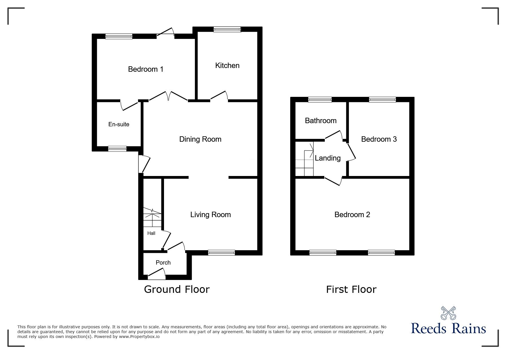 Floorplan of 3 bedroom Semi Detached House for sale, George Street South, Salford, Greater Manchester, M7