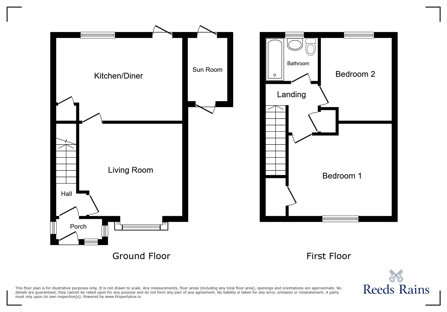 Floorplan of 2 bedroom End Terrace House for sale, Seedley Terrace, Salford, Greater Manchester, M6