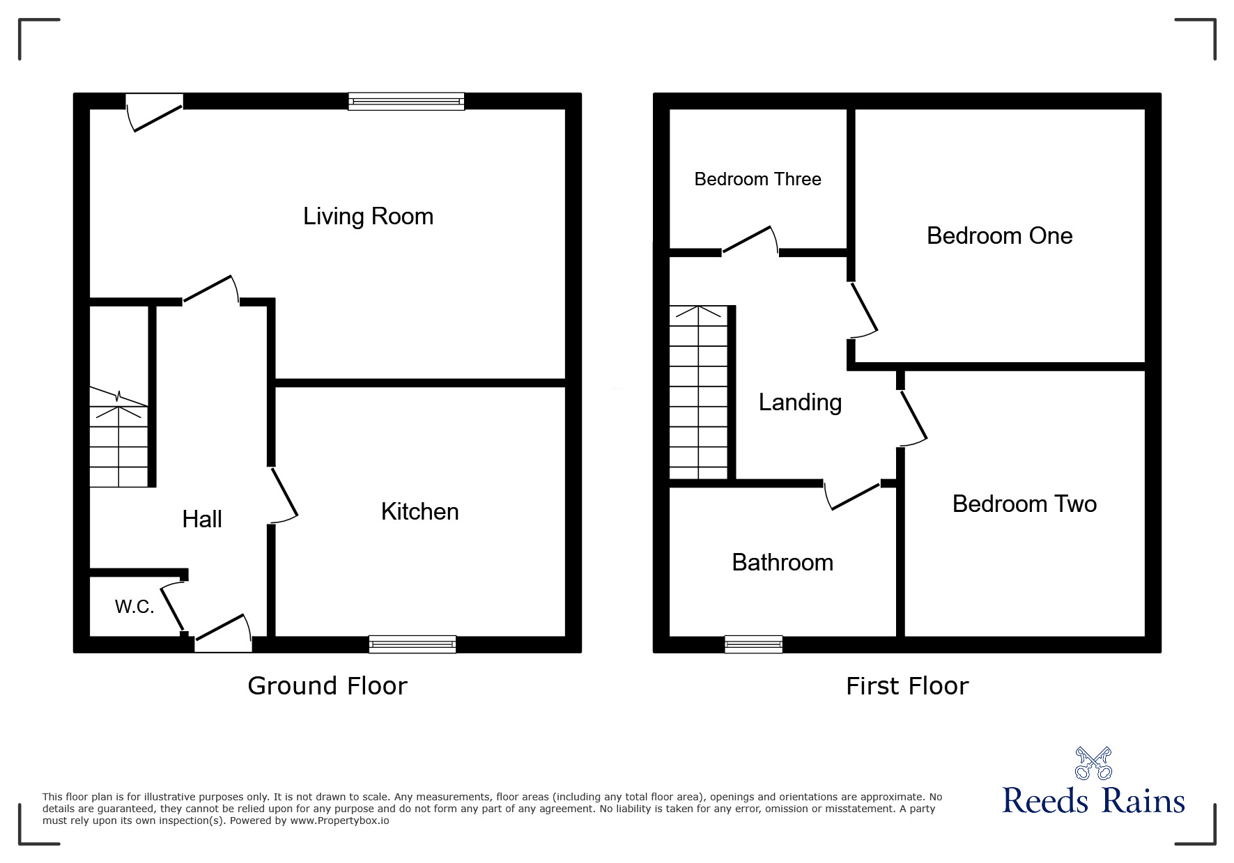 Floorplan of 3 bedroom Mid Terrace House for sale, Port Soderick Avenue, Salford, Greater Manchester, M5
