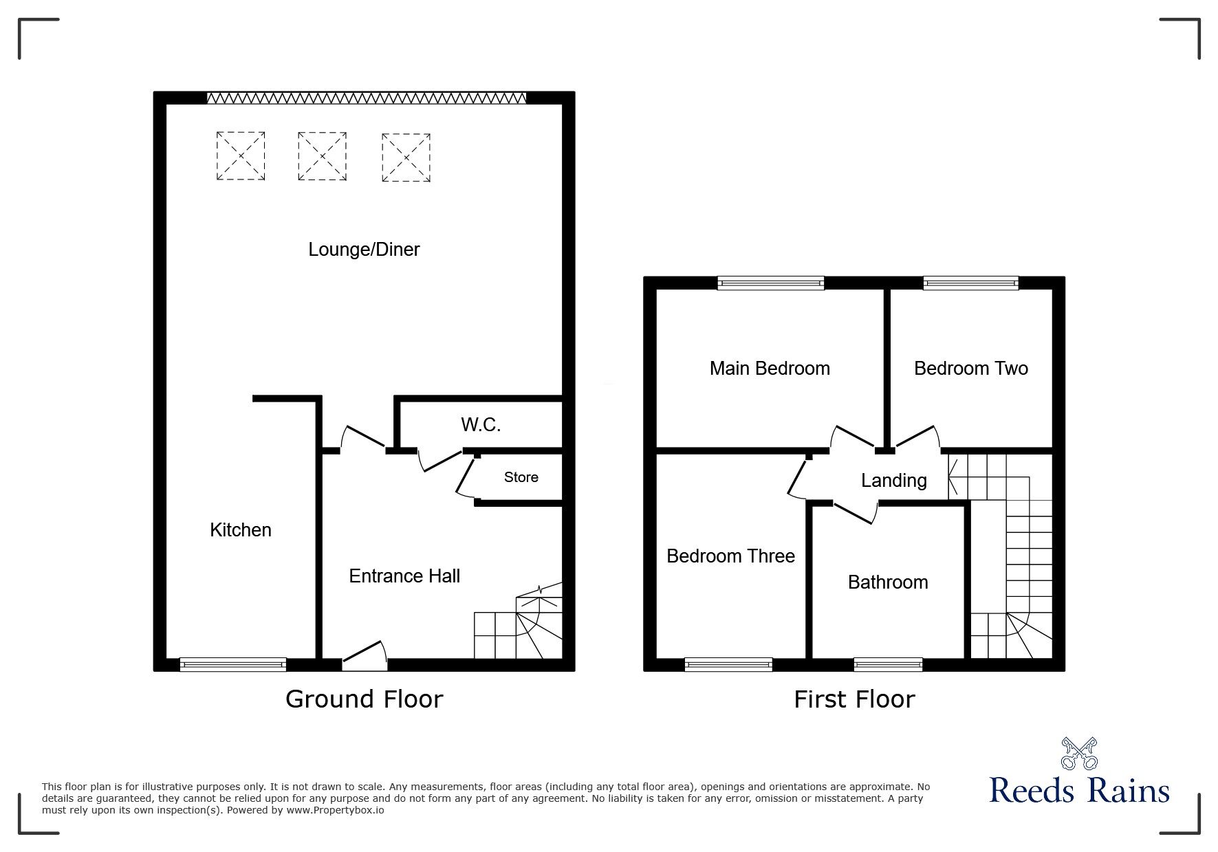 Floorplan of 3 bedroom  Flat for sale, Lord Street, Salford, Greater Manchester, M7