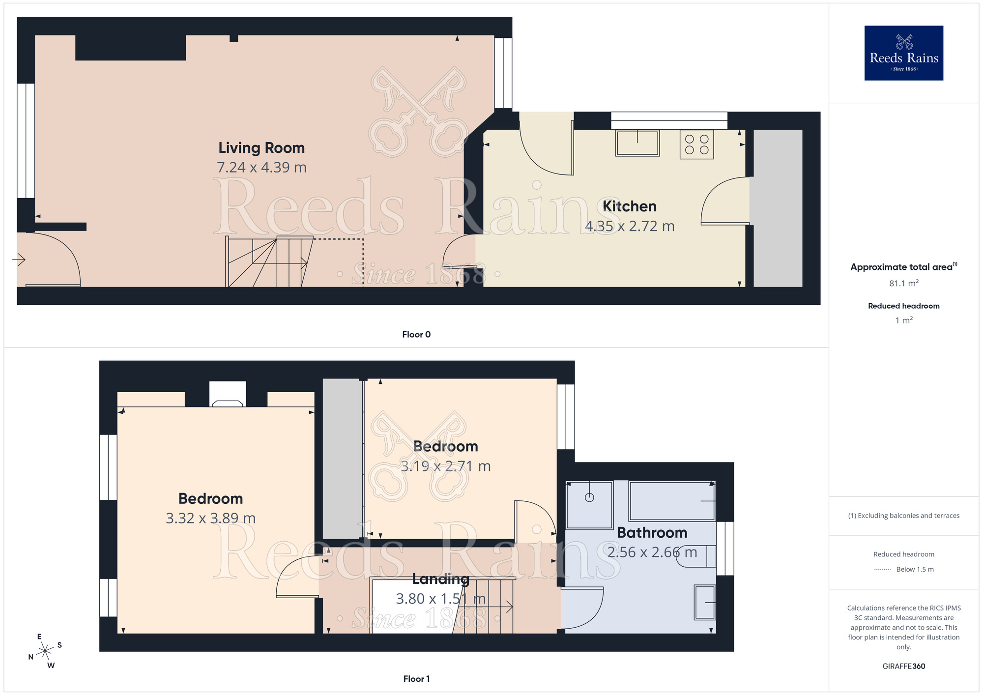 Floorplan of 2 bedroom Mid Terrace House for sale, Milnthorpe Street, Salford, Greater Manchester, M6