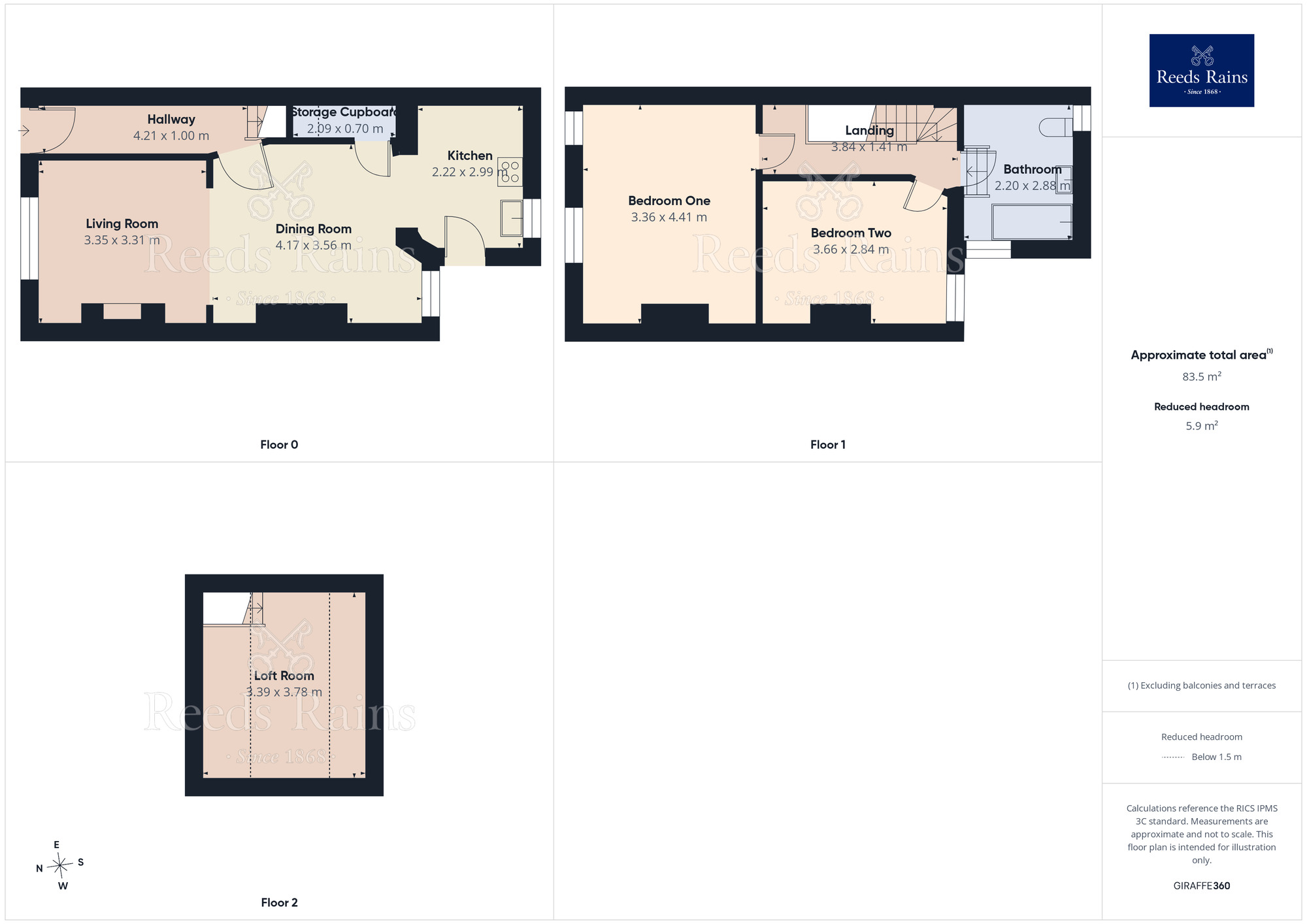 Floorplan of 2 bedroom Mid Terrace House for sale, Southbourne Street, Salford, M6