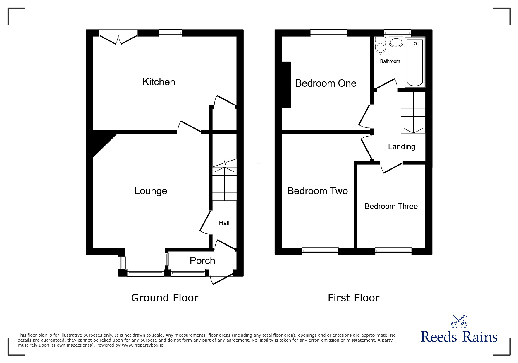 Floorplan of 3 bedroom Mid Terrace House for sale, Langworthy Road, Salford, Greater Manchester, M6