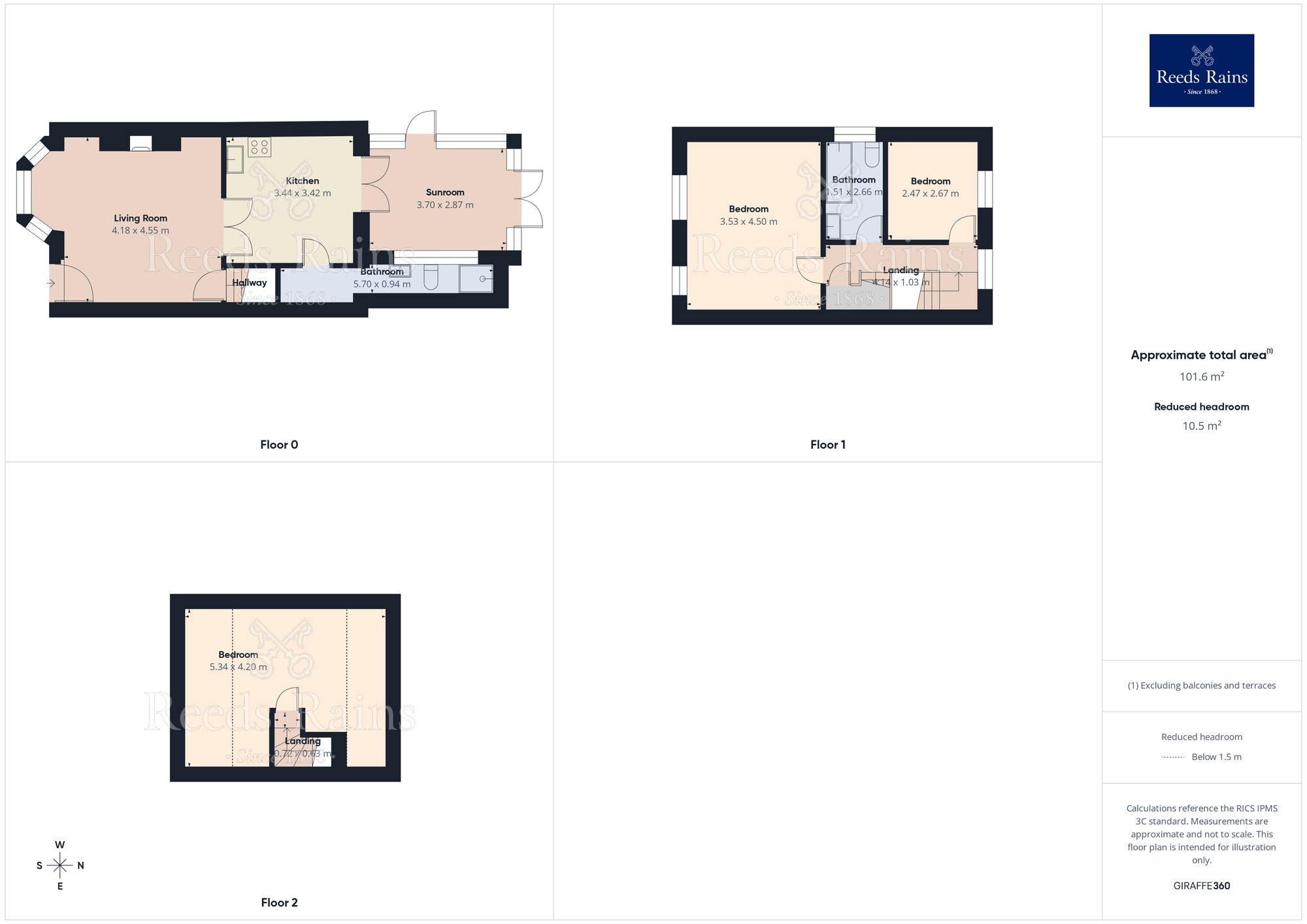 Floorplan of 3 bedroom Semi Detached House for sale, Gleaves Road, Eccles, Greater Manchester, M30