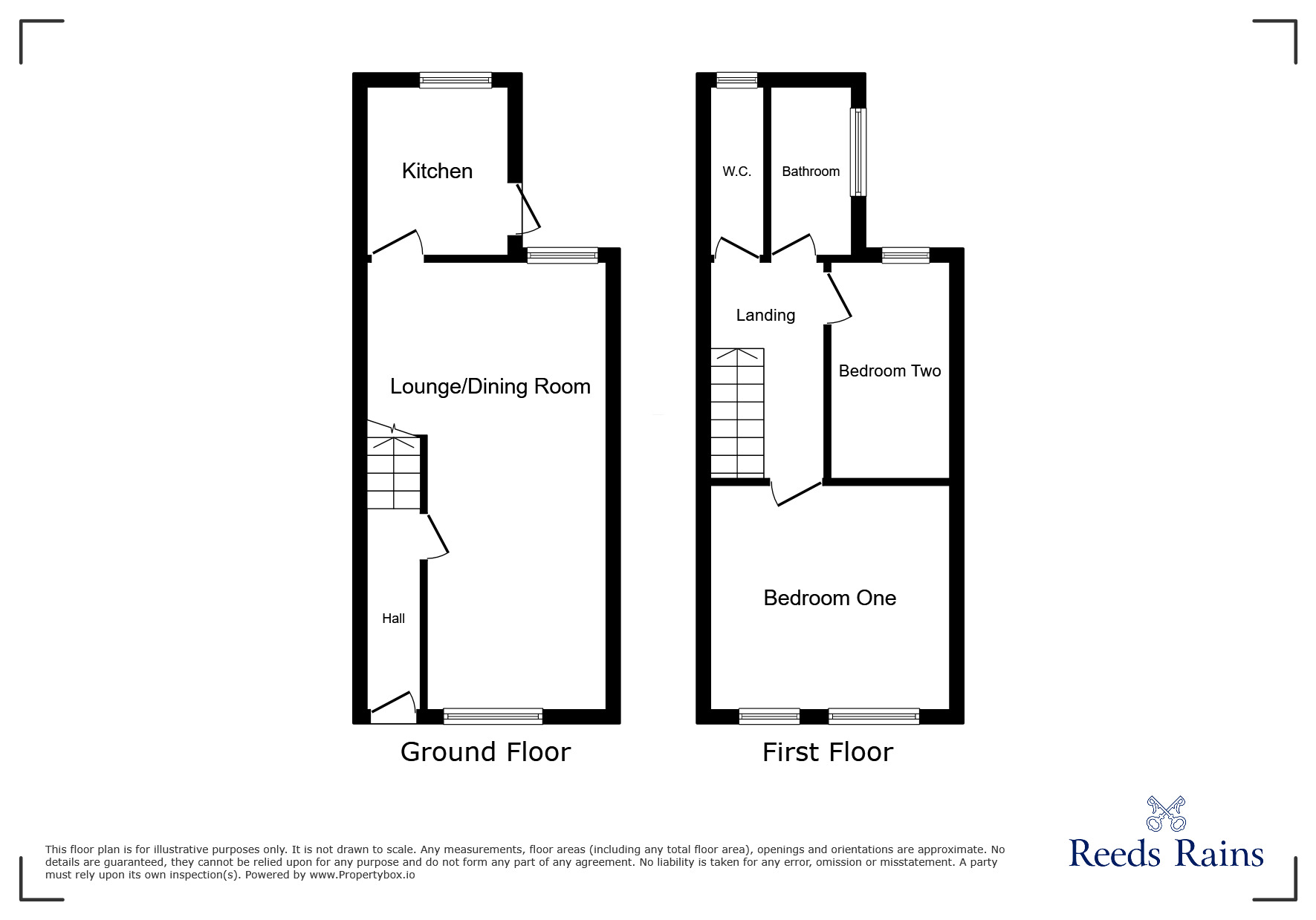 Floorplan of 3 bedroom Mid Terrace House for sale, Middlebourne Street, Salford, Greater Manchester, M6