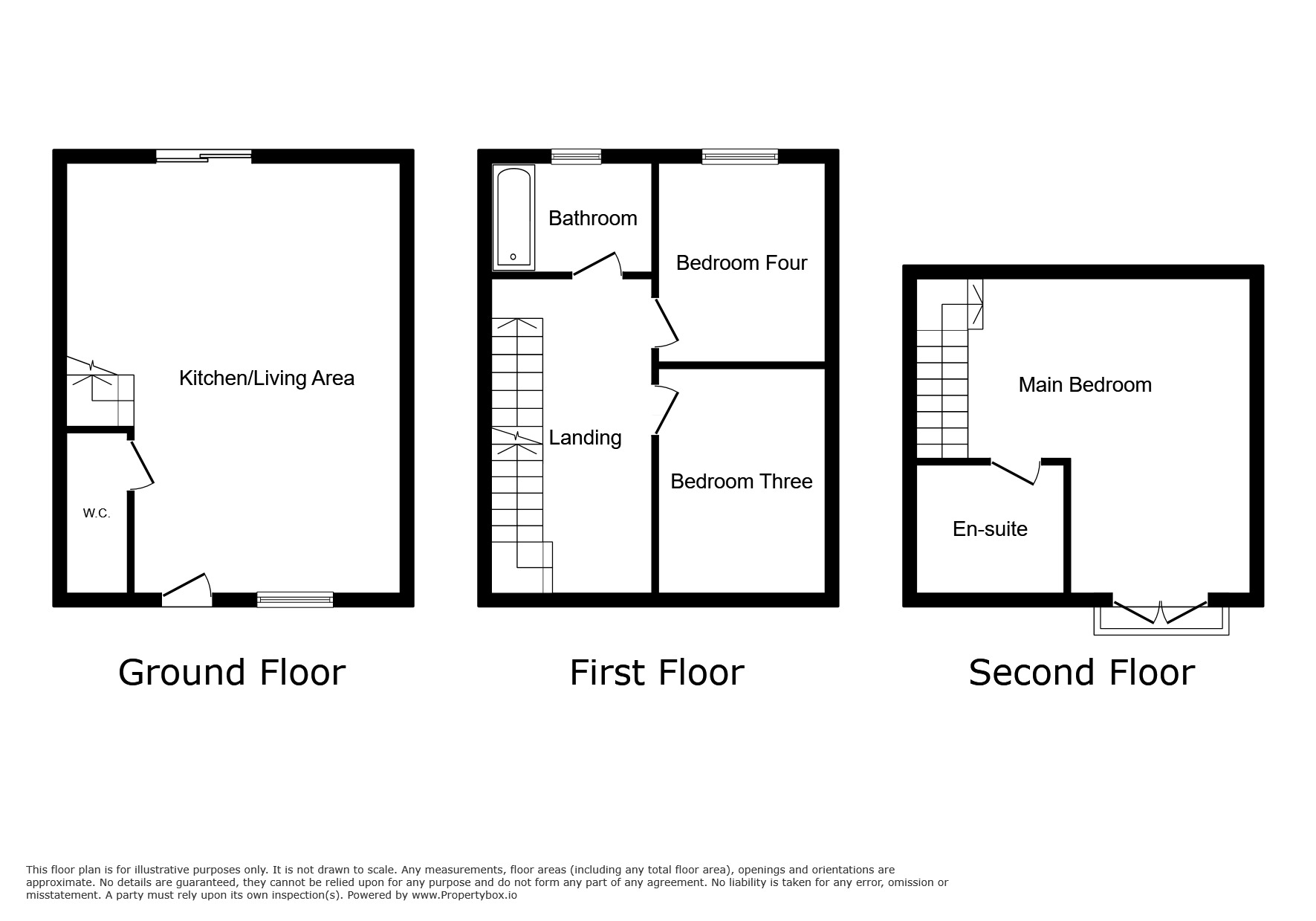 Floorplan of 3 bedroom End Terrace House for sale, Shergar Way, Salford, Greater Manchester, M6