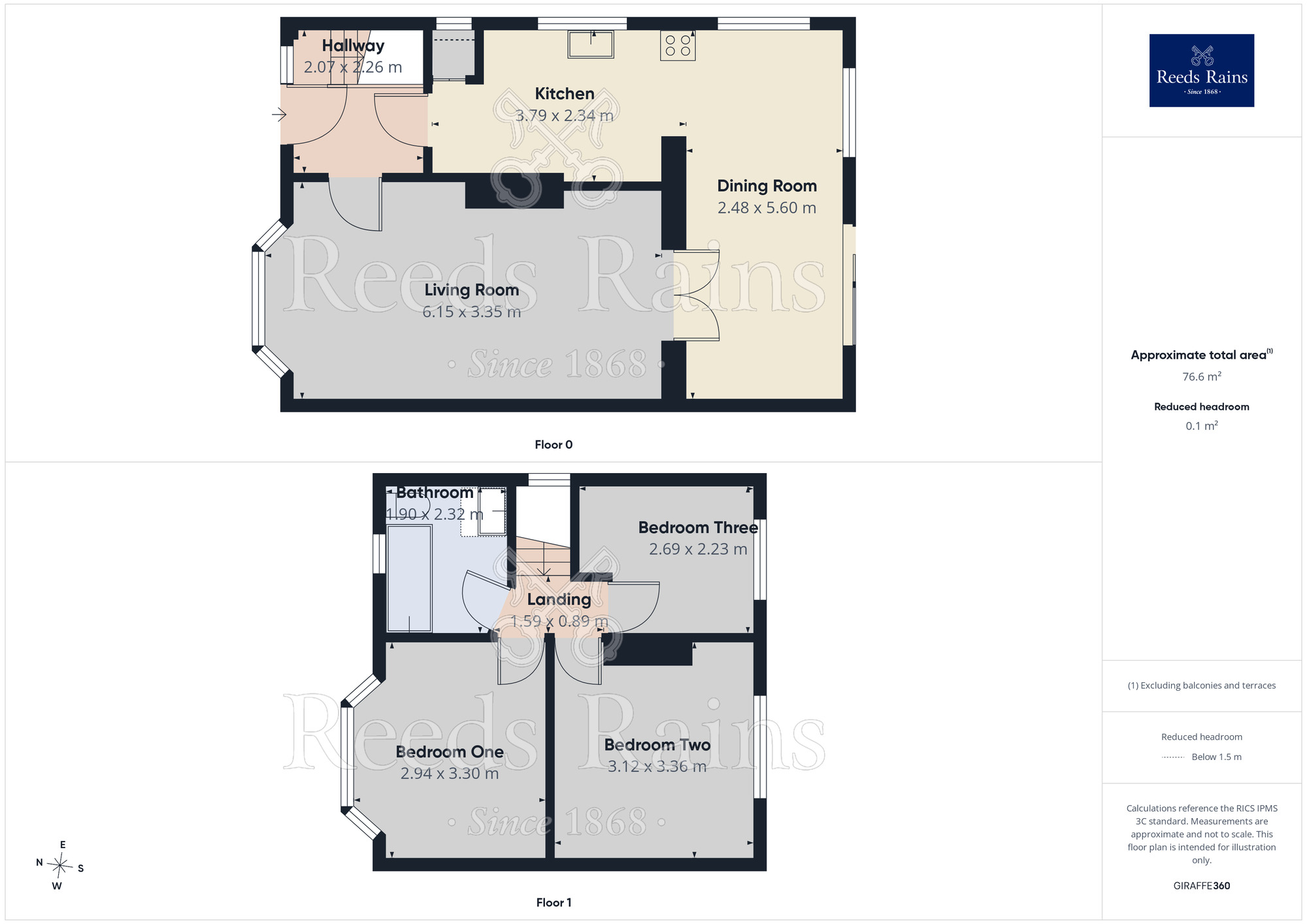Floorplan of 3 bedroom Semi Detached House for sale, Gore Avenue, Salford, Greater Manchester, M5