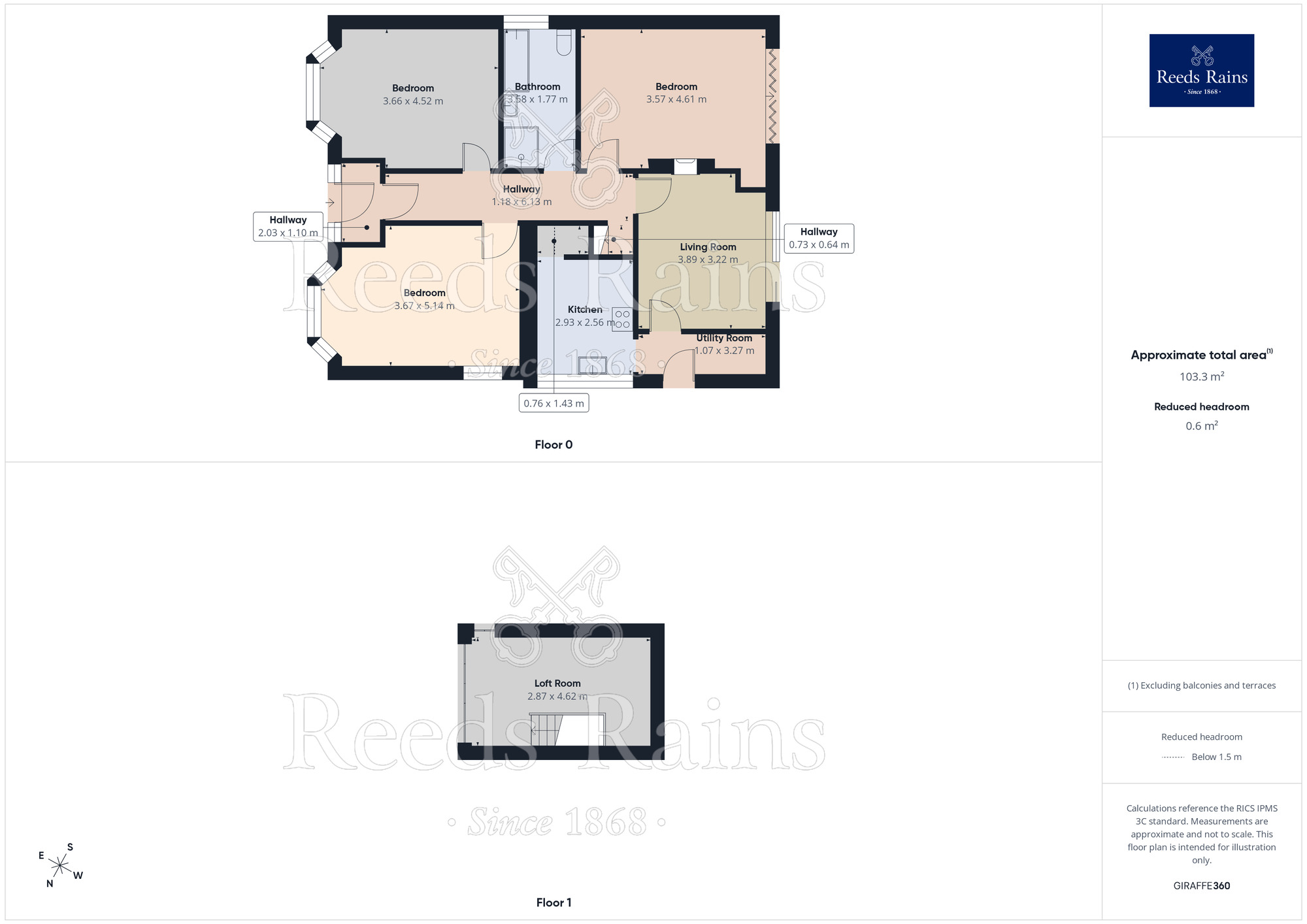 Floorplan of 3 bedroom Detached Bungalow for sale, Fir Street, Cadishead, Greater Manchester, M44