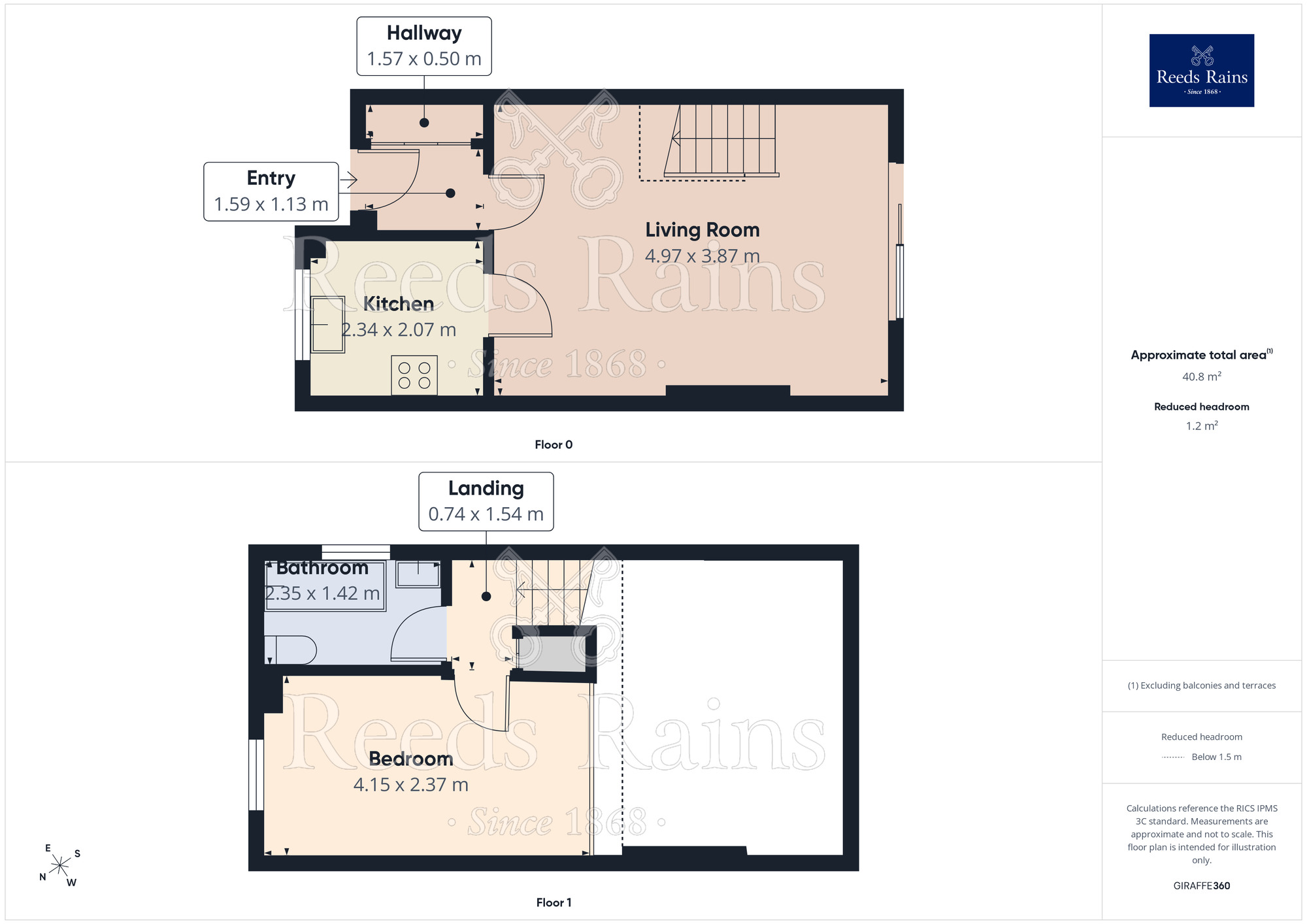 Floorplan of 1 bedroom Semi Detached House for sale, Crestfold, Little Hulton, Greater Manchester, M38