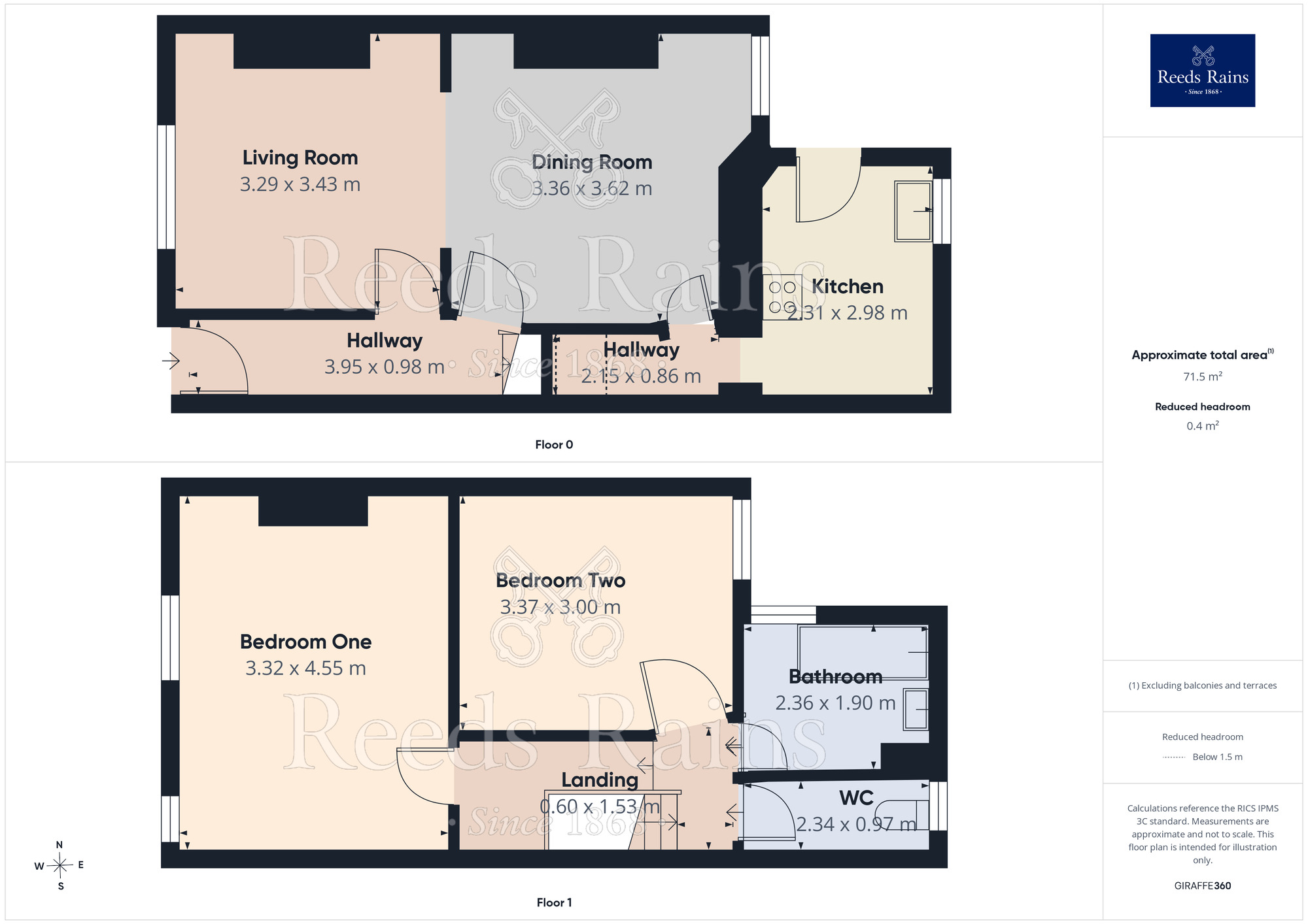 Floorplan of 2 bedroom End Terrace House for sale, Littlewood Street, Salford, Greater Manchester, M6