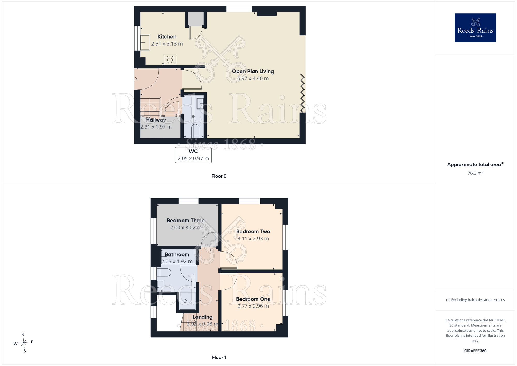 Floorplan of 3 bedroom Semi Detached House for sale, Lord Street, Salford, Greater Manchester, M7