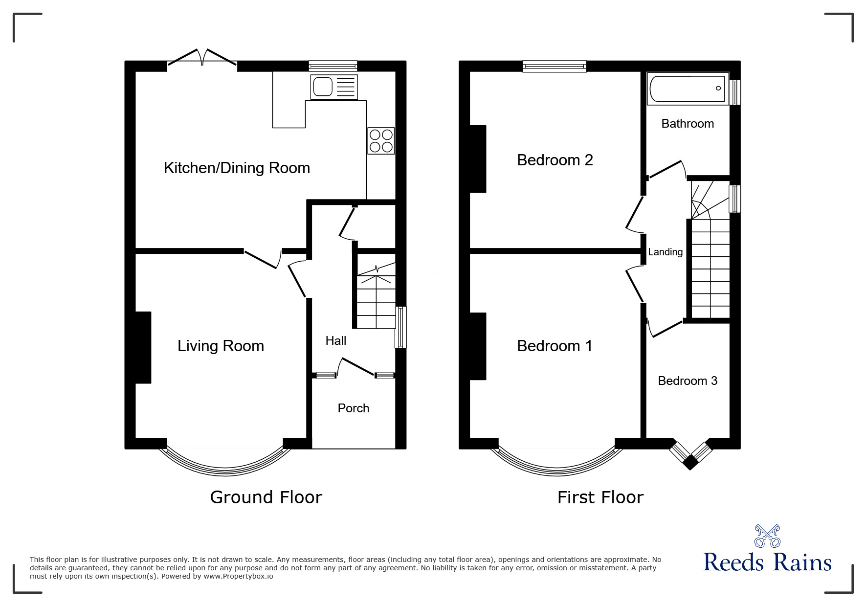 Floorplan of 3 bedroom Semi Detached House for sale, Lower Broughton Road, Salford, Greater Manchester, M7