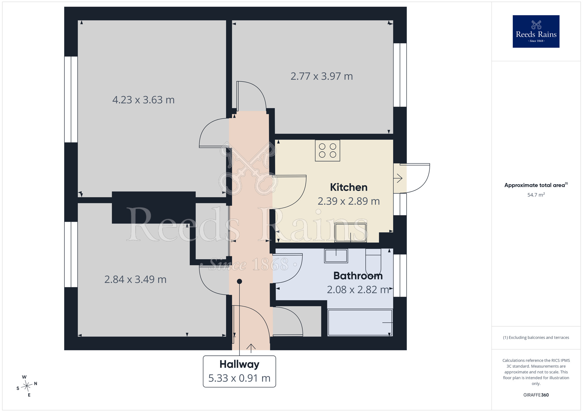 Floorplan of 2 bedroom Flat to rent, Eccles New Road, Salford, Greater Manchester, M5