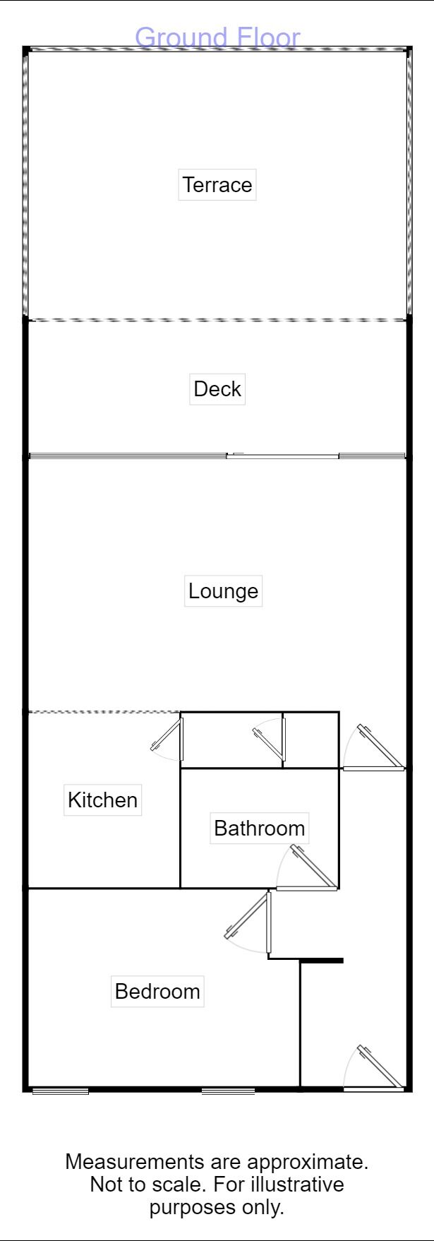 Floorplan of 1 bedroom  Flat to rent, Woodfield Road, Altrincham, Greater Manchester, WA14