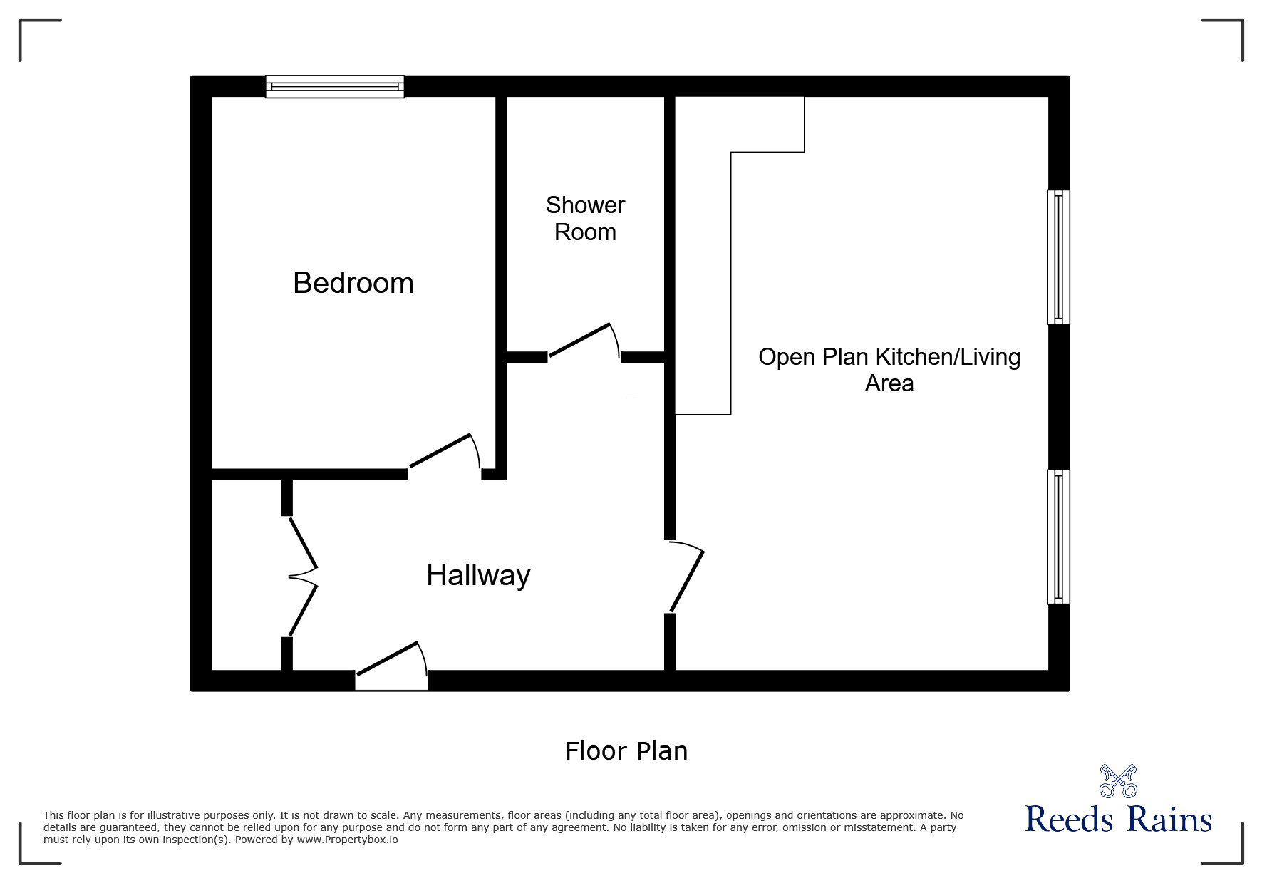 Floorplan of 1 bedroom  Flat to rent, Crossford Court, Dane Road, Greater Manchester, M33
