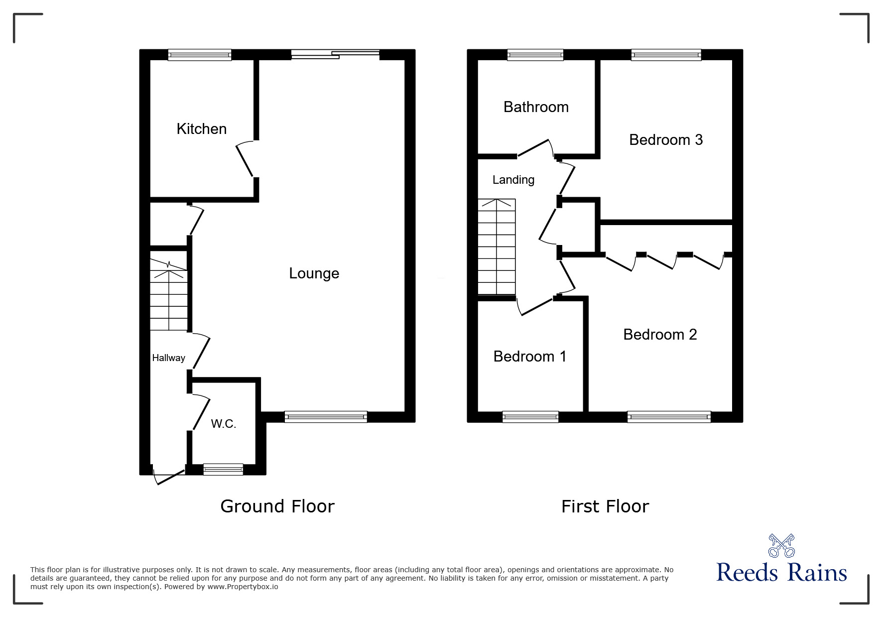 Floorplan of 3 bedroom Semi Detached House to rent, Haydock Avenue, Sale, Greater Manchester, M33