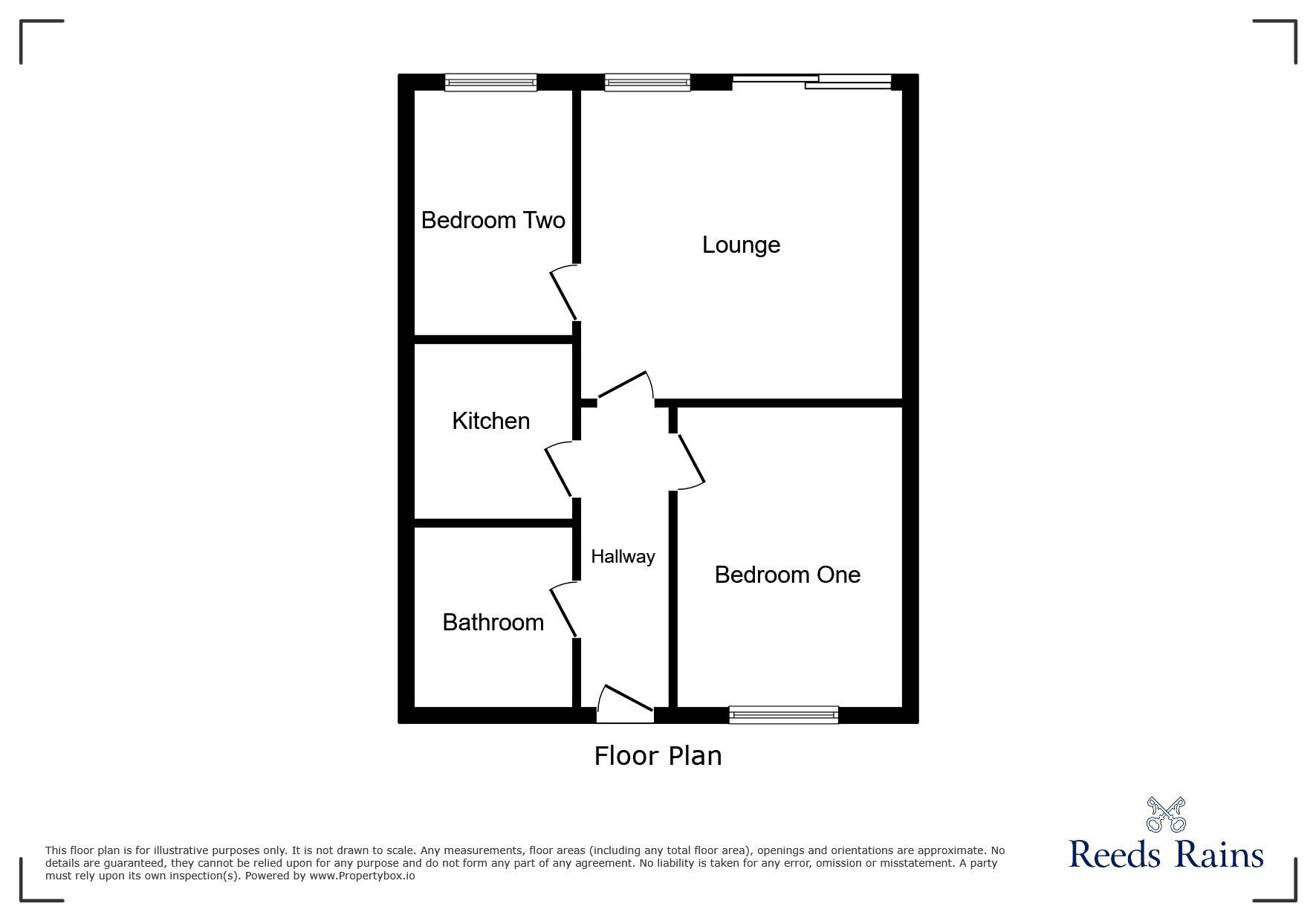 Floorplan of 2 bedroom  Flat to rent, Marsland Road, Sale, Greater Manchester, M33