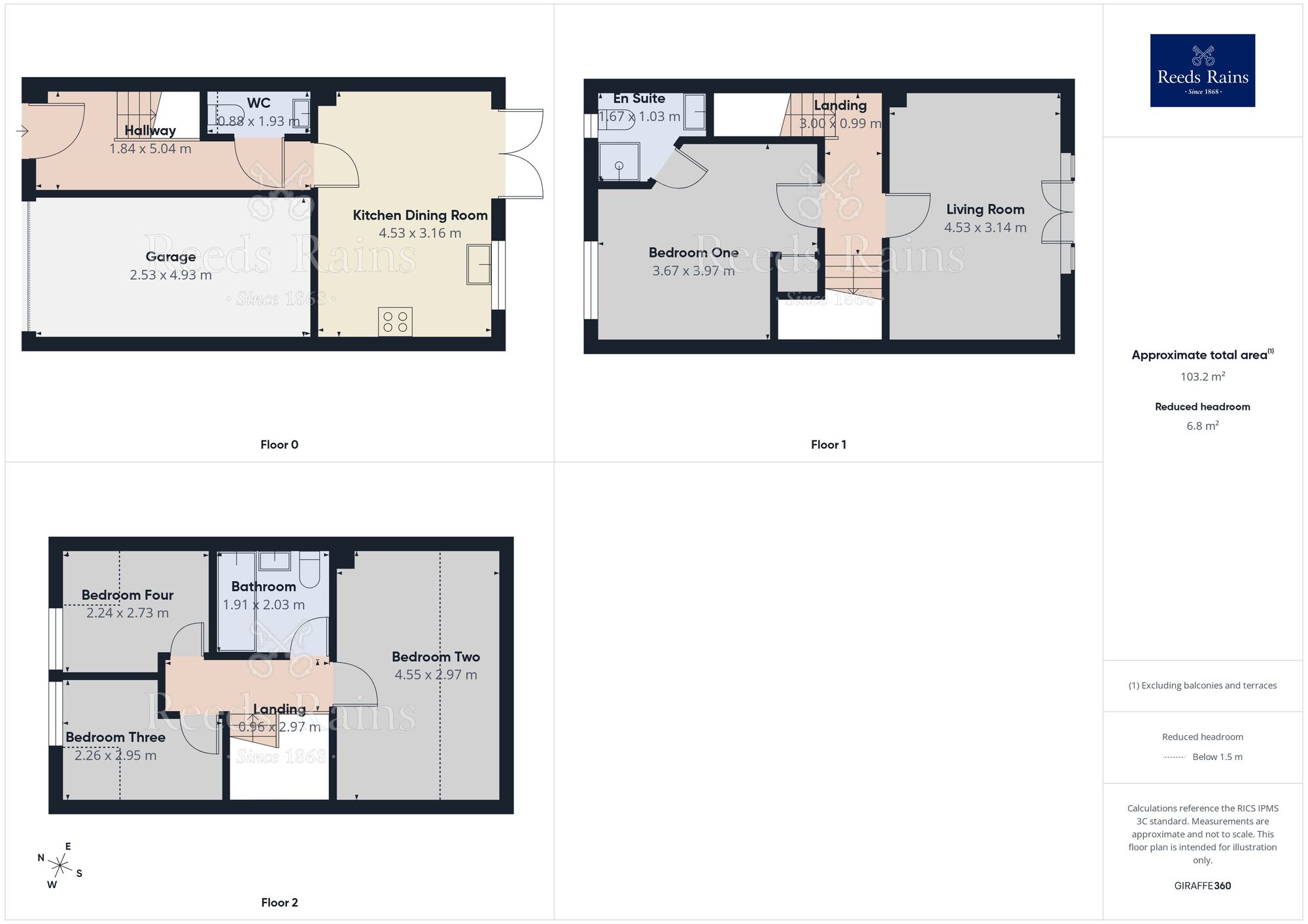 Floorplan of 4 bedroom End Terrace House for sale, Greenbank Road, Sale, Greater Manchester, M33