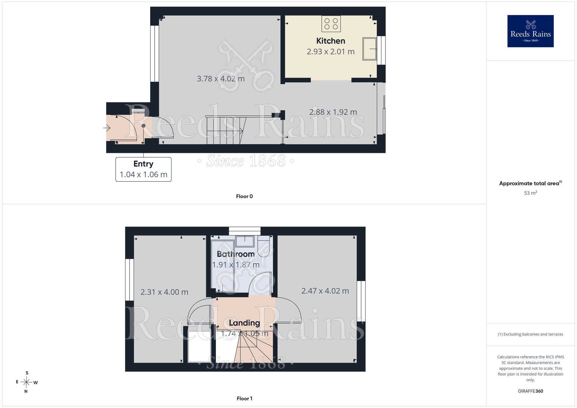 Floorplan of 2 bedroom End Terrace House for sale, Inglewood Close, Partington, Greater Manchester, M31