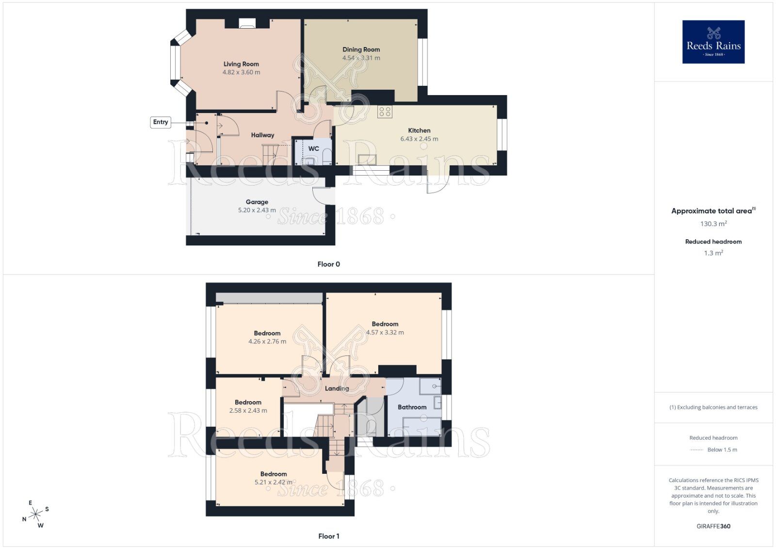 Floorplan of 4 bedroom Semi Detached House for sale, South Grove, Sale, Greater Manchester, M33