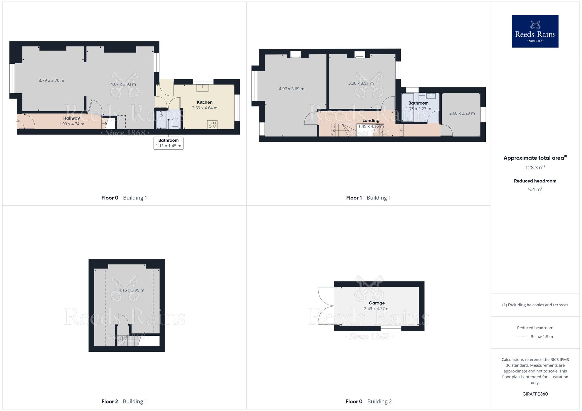 Floorplan of 3 bedroom Semi Detached House for sale, Carlton Road, Sale, Greater Manchester, M33