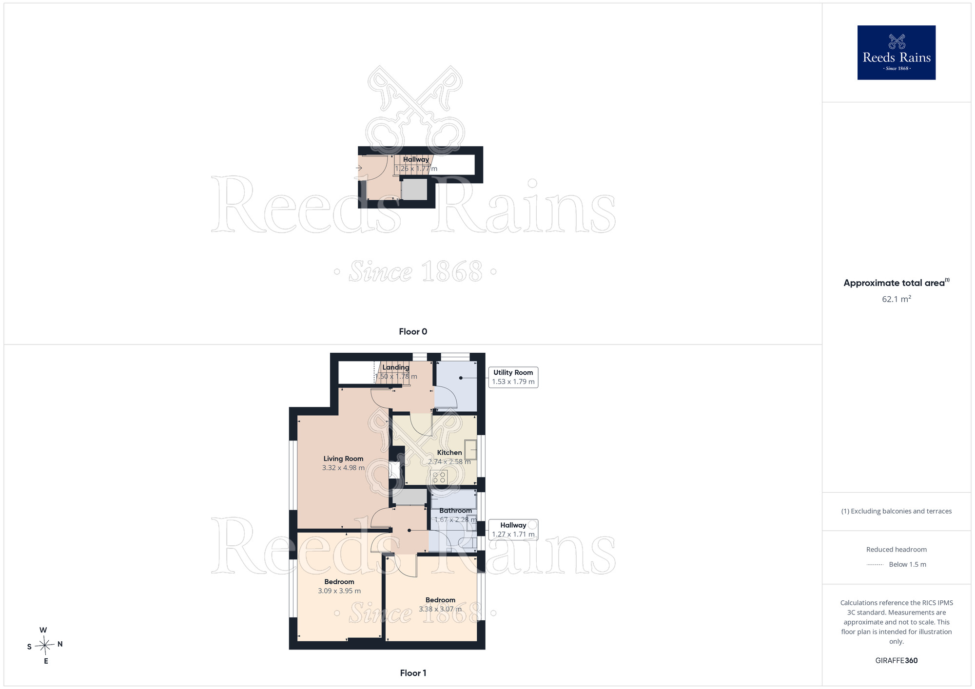 Floorplan of 2 bedroom Flat for sale, Glebelands Road, Manchester, M23