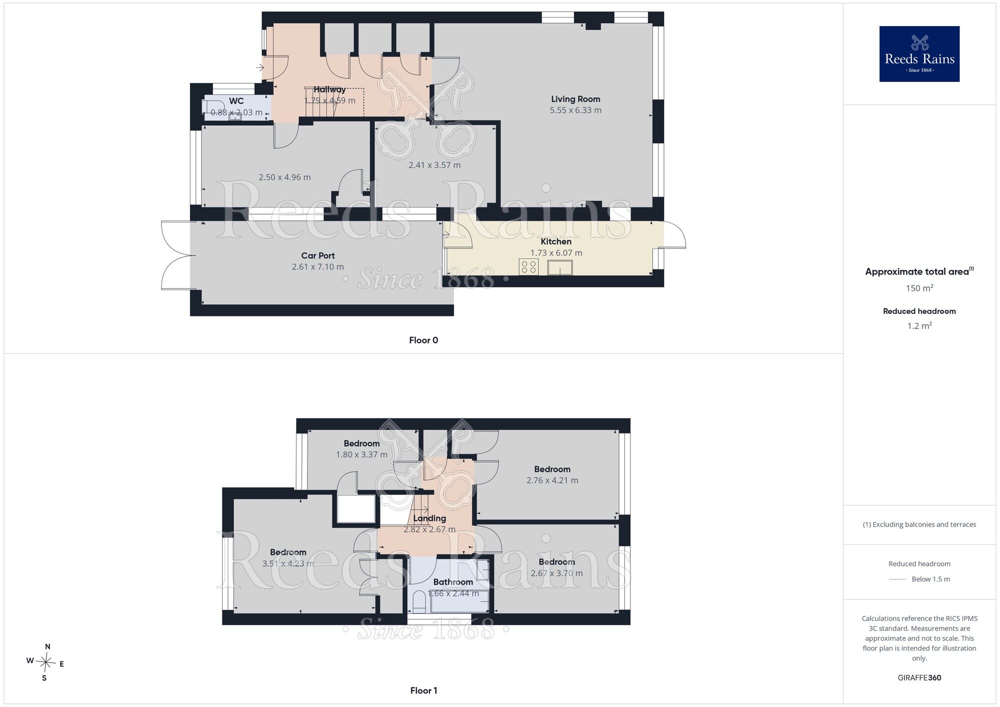 Floorplan of 4 bedroom Detached House to rent, Cunliffe Drive, Sale, Greater Manchester, M33