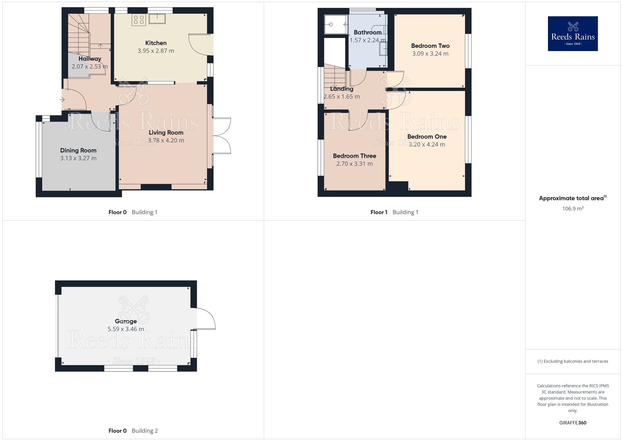 Floorplan of 3 bedroom Semi Detached House for sale, Nesfield Road, Manchester, Greater Manchester, M23
