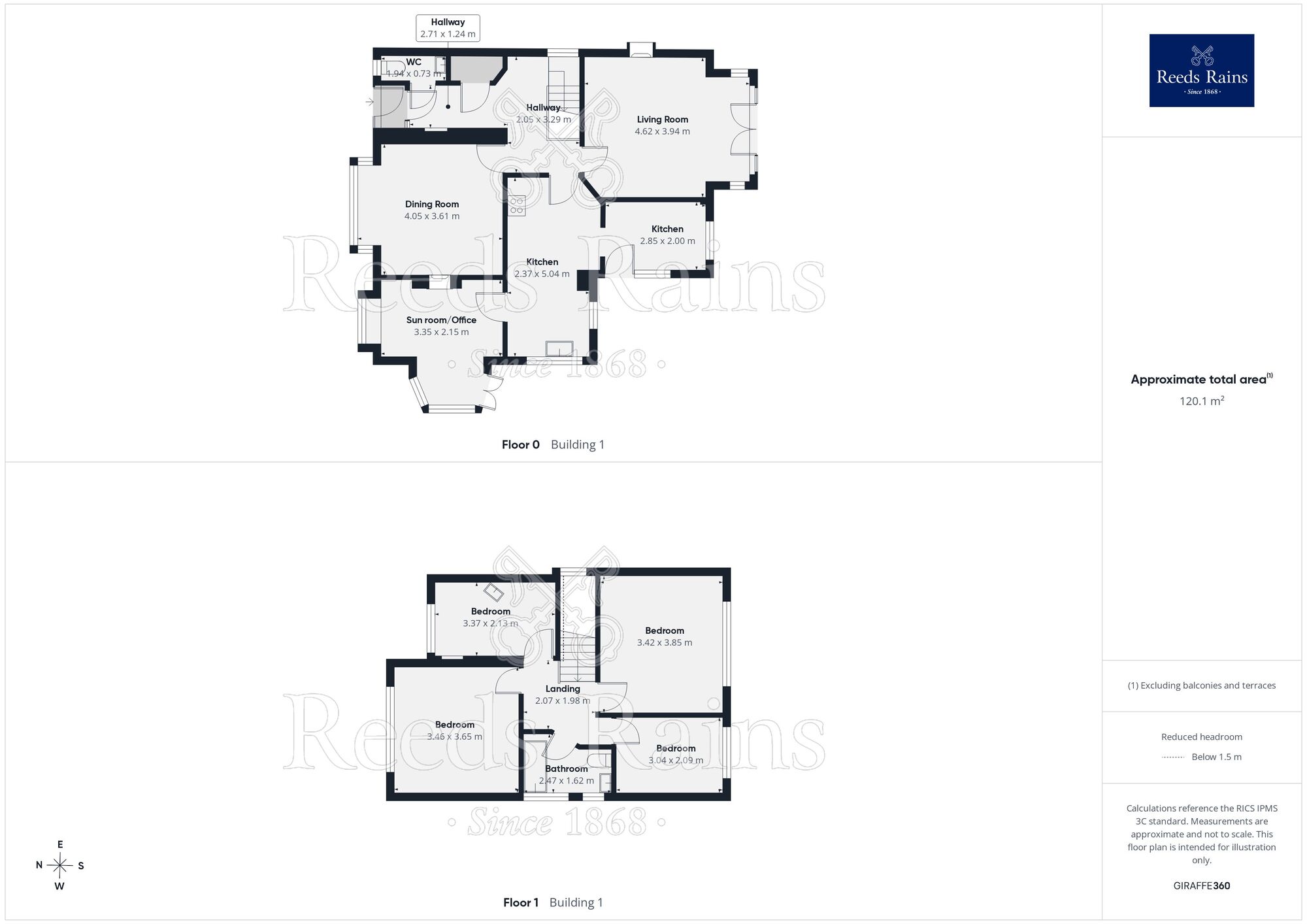 Floorplan of 4 bedroom Detached House for sale, Northenden Road, Sale, Greater Manchester, M33